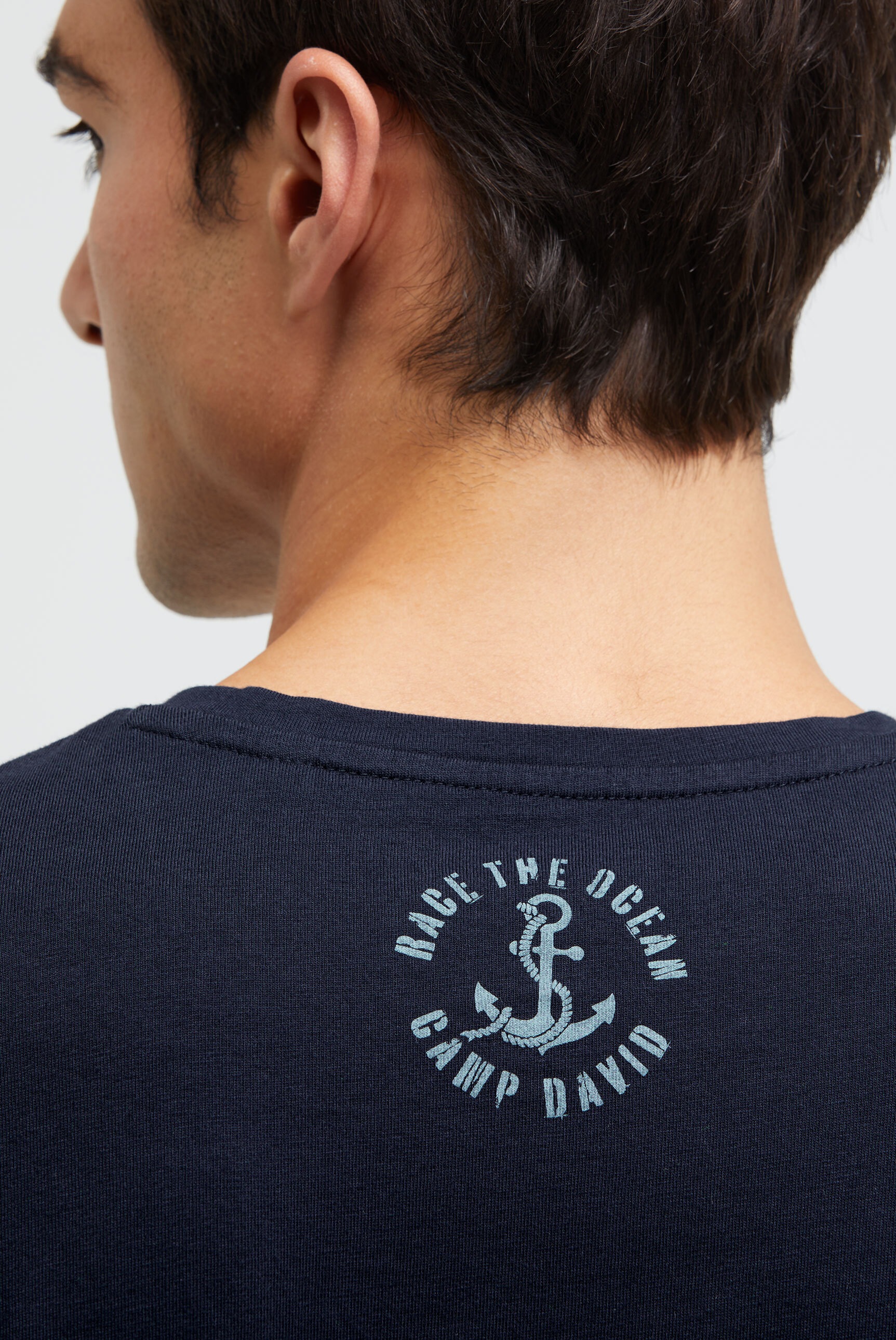 CAMP DAVID Rundhalsshirt aus Baumwolle