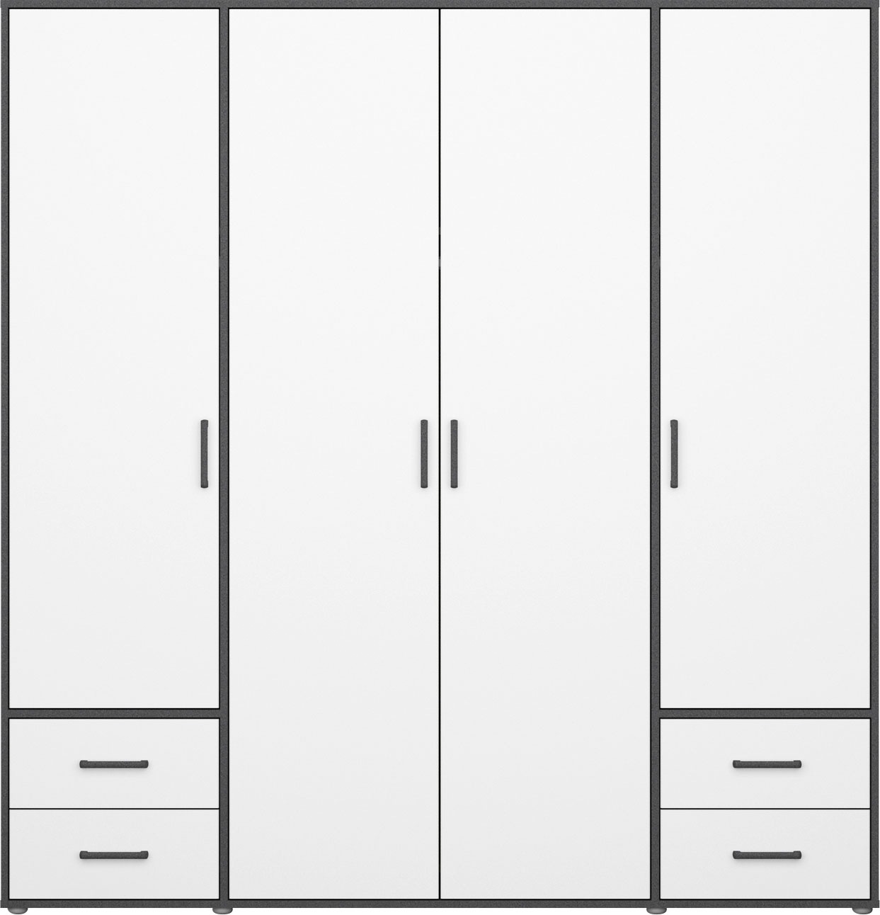 rauch Drehtürenschrank "Voyager, Kleiderschrank mit Außenschubkästen, Garde günstig online kaufen