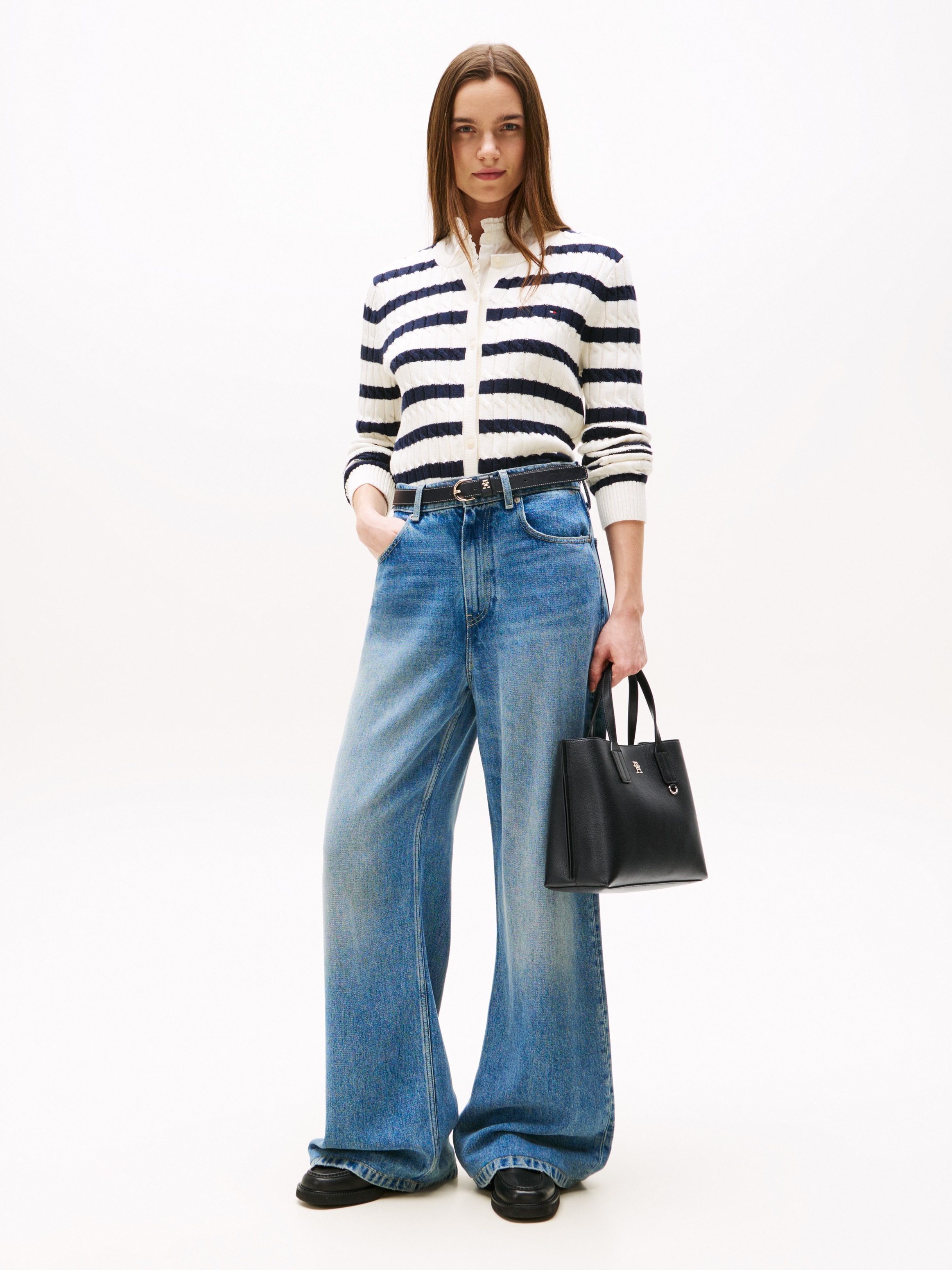 Tommy Hilfiger Henkeltasche "TH DISTINCT MINI TOTE", Damen Umhängetasche, T günstig online kaufen