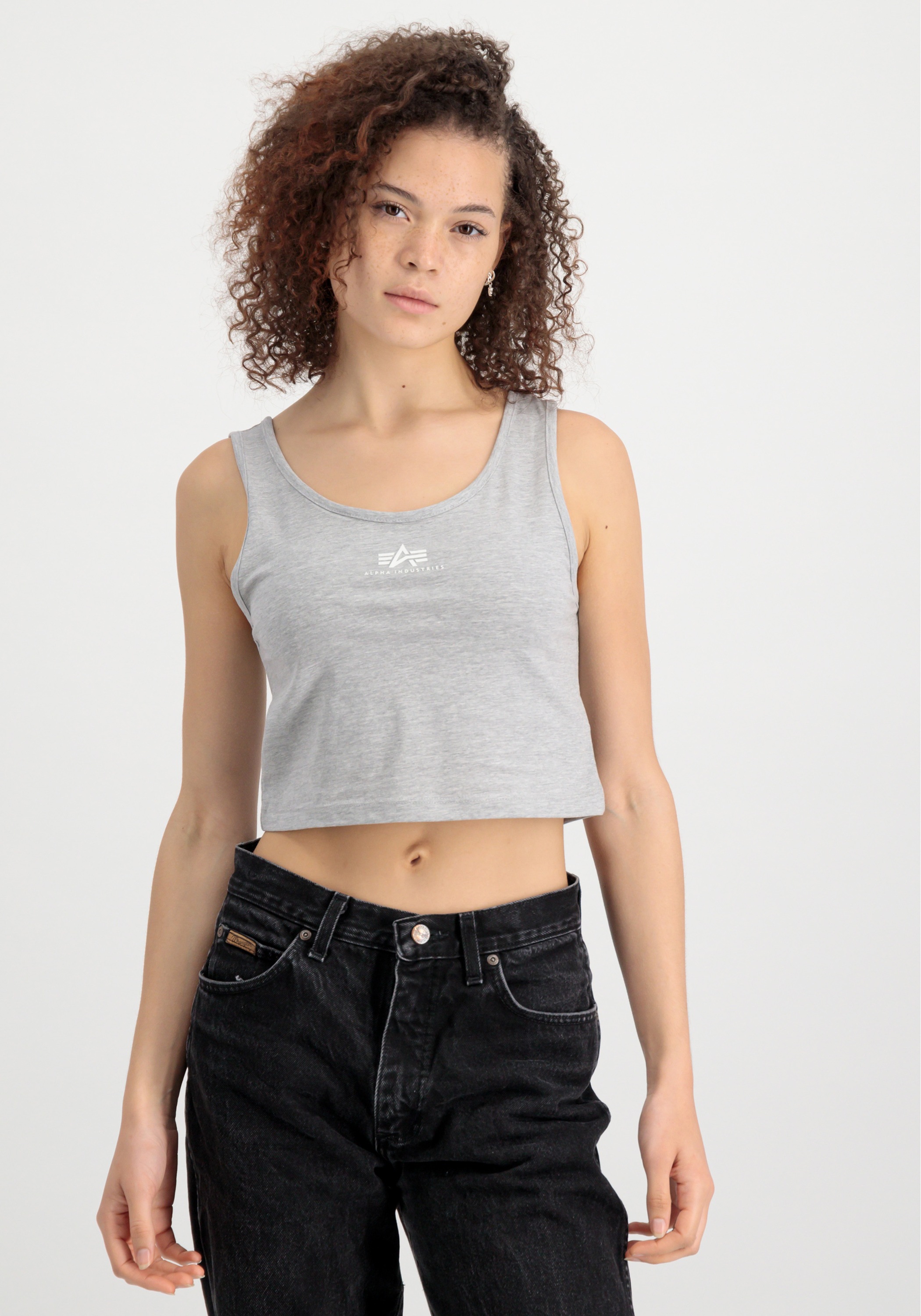 Alpha Industries Muskelshirt "Alpha Industries Women - Tanks Basic Crop-Tank SL Wmn"