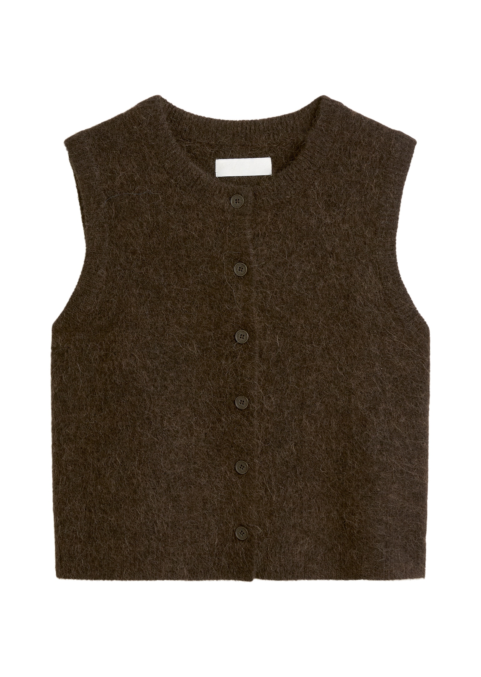 Marc O'Polo DENIM Strickweste »aus Alpakawolle-Wolle-Mix«