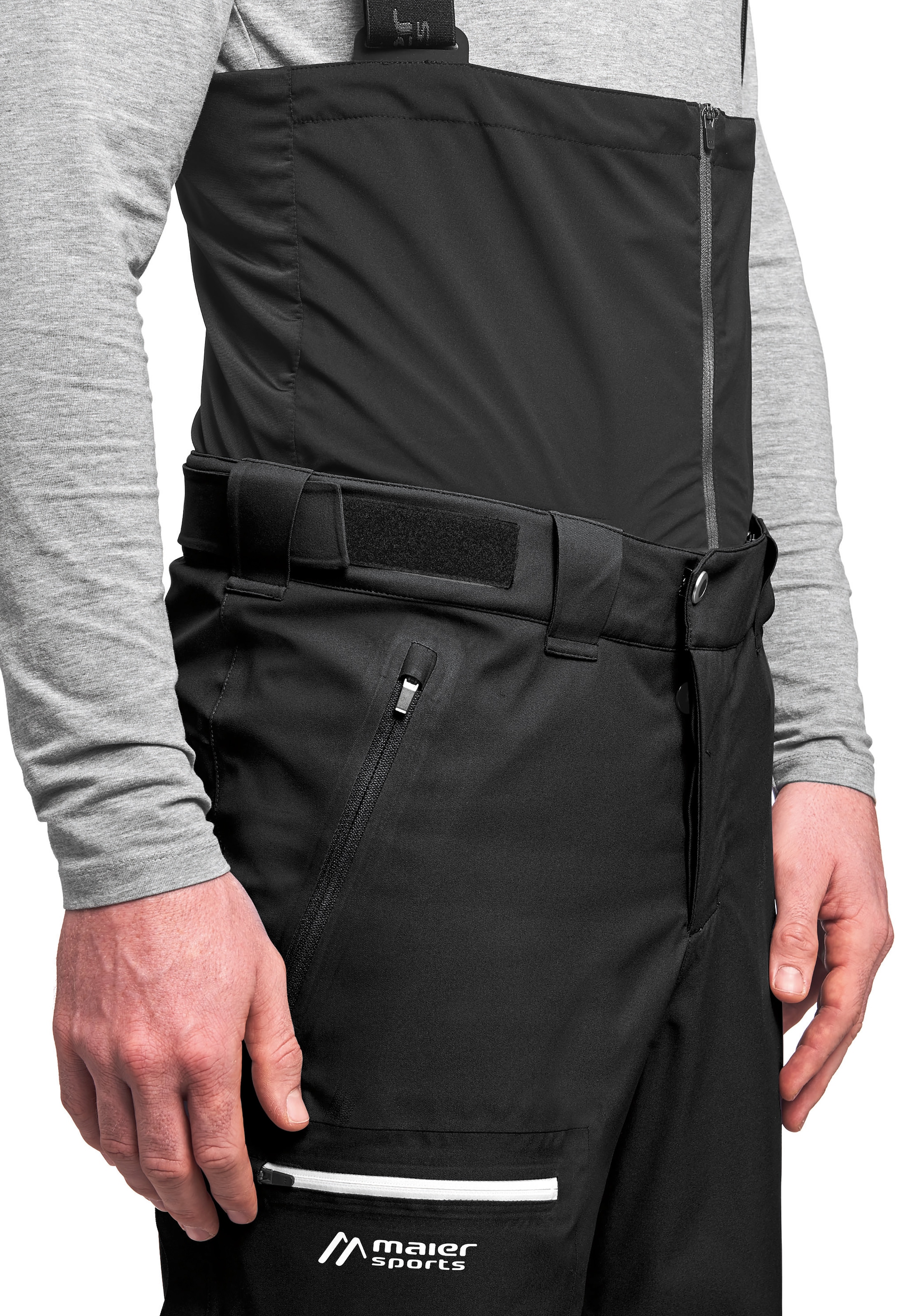 Maier Sports Funktionshose »Diabas Bib M«, Von Berg- bis Hochtour begleitet diese wasserdichte Outdoor-Latzhose