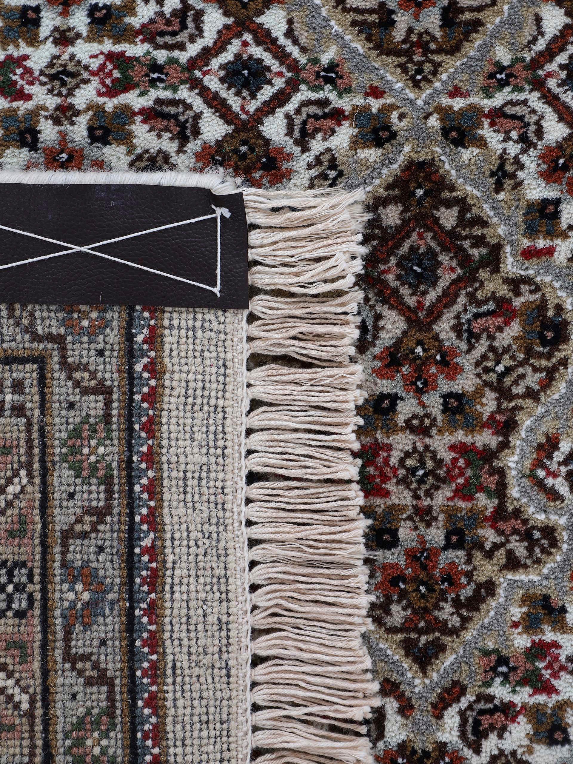 Woven Arts Läufer »Orientteppich Tabriz Mahi«, rechteckig, 15 mm Höhe, handgeknüpft, Wohnzimmer, reine Wolle für ein warmes Raumklima