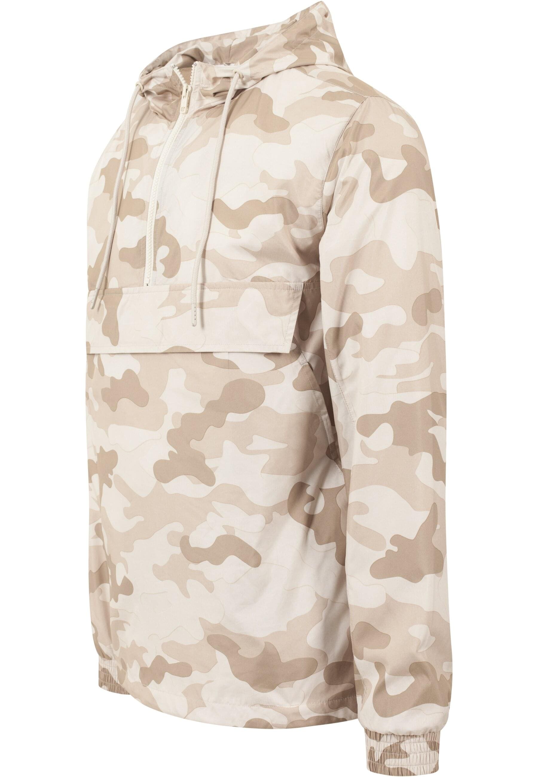 URBAN CLASSICS Anorak »Urban Classics Herren Camo Pull Over Windbreaker«, (1 St.), mit Kapuze