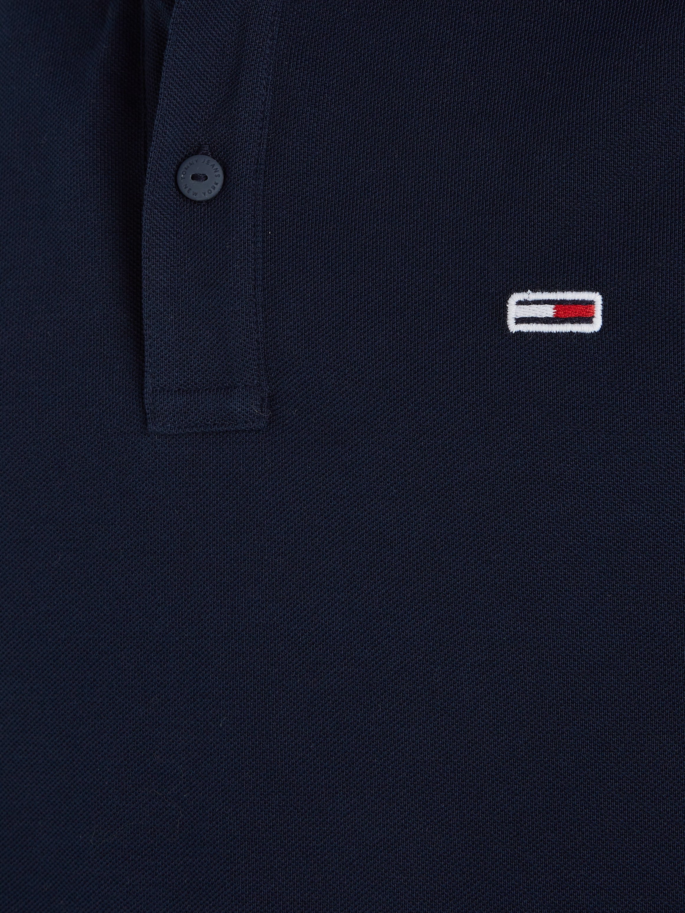 Tommy Jeans Plus Poloshirt »TJM SLIM PLACKET POLO EXT«, Große Größen mit Logostickerei