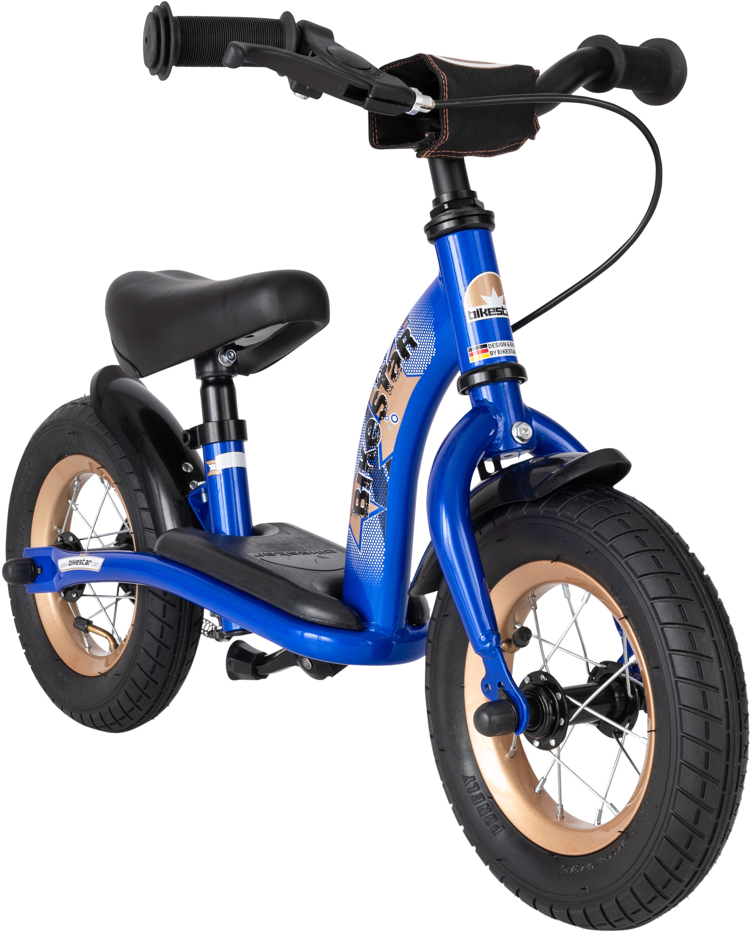 Laufrad BIKESTAR Kinderlaufrad Classic ab 2 Jahre mit Bremse, 10 Zoll