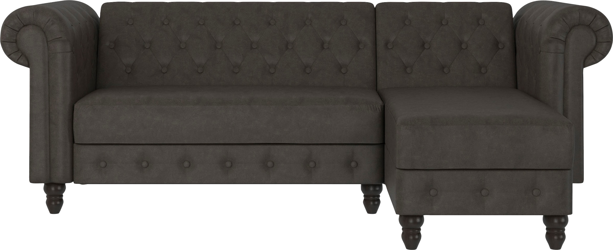 Dorel Home Ecksofa "Felix, L-Form, 241 cm (Liegefl.108x195 cm), Recamiere t günstig online kaufen