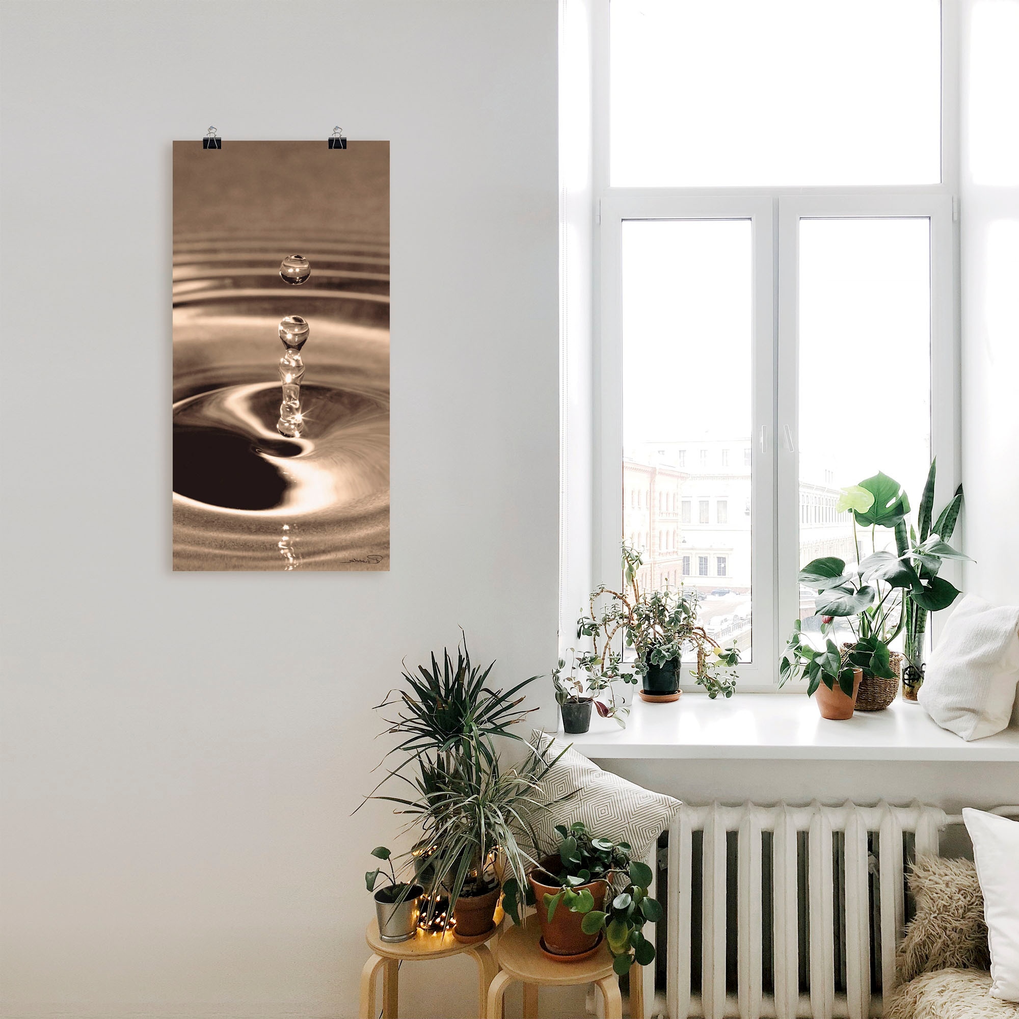 Artland Wandbild »Die Elemente: Wasser«, Zen Bilder, (1 St.), als Alubild, Outdoorbild, Leinwandbild, Poster in verschied. Größen