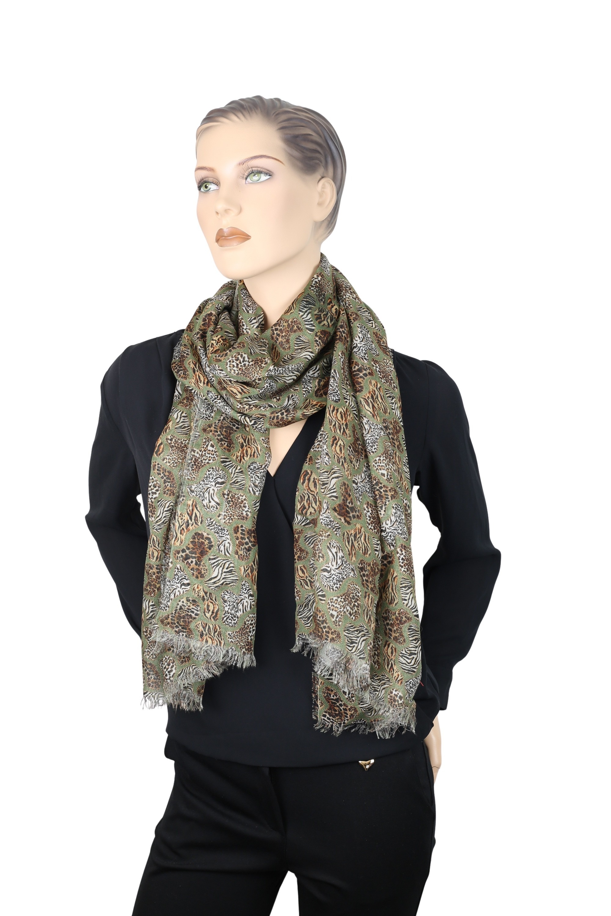 COLLEZIONE ALESSANDRO Modeschal "Wildegance" 1 Stk. tlg. mit Animal Druck, günstig online kaufen