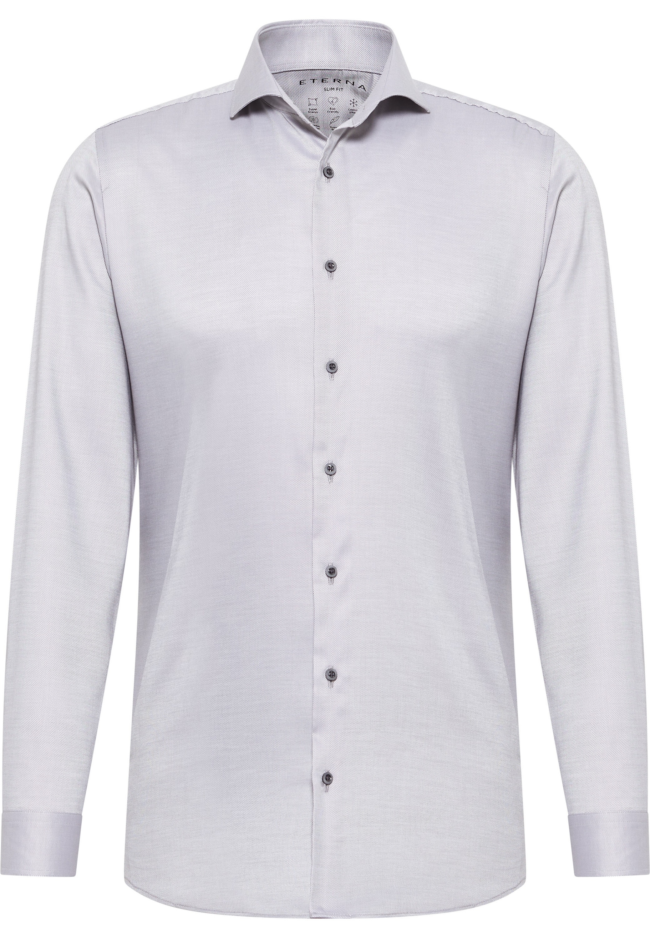 Eterna Langarmhemd »SLIM FIT«, EASY IRON (bügelleicht)