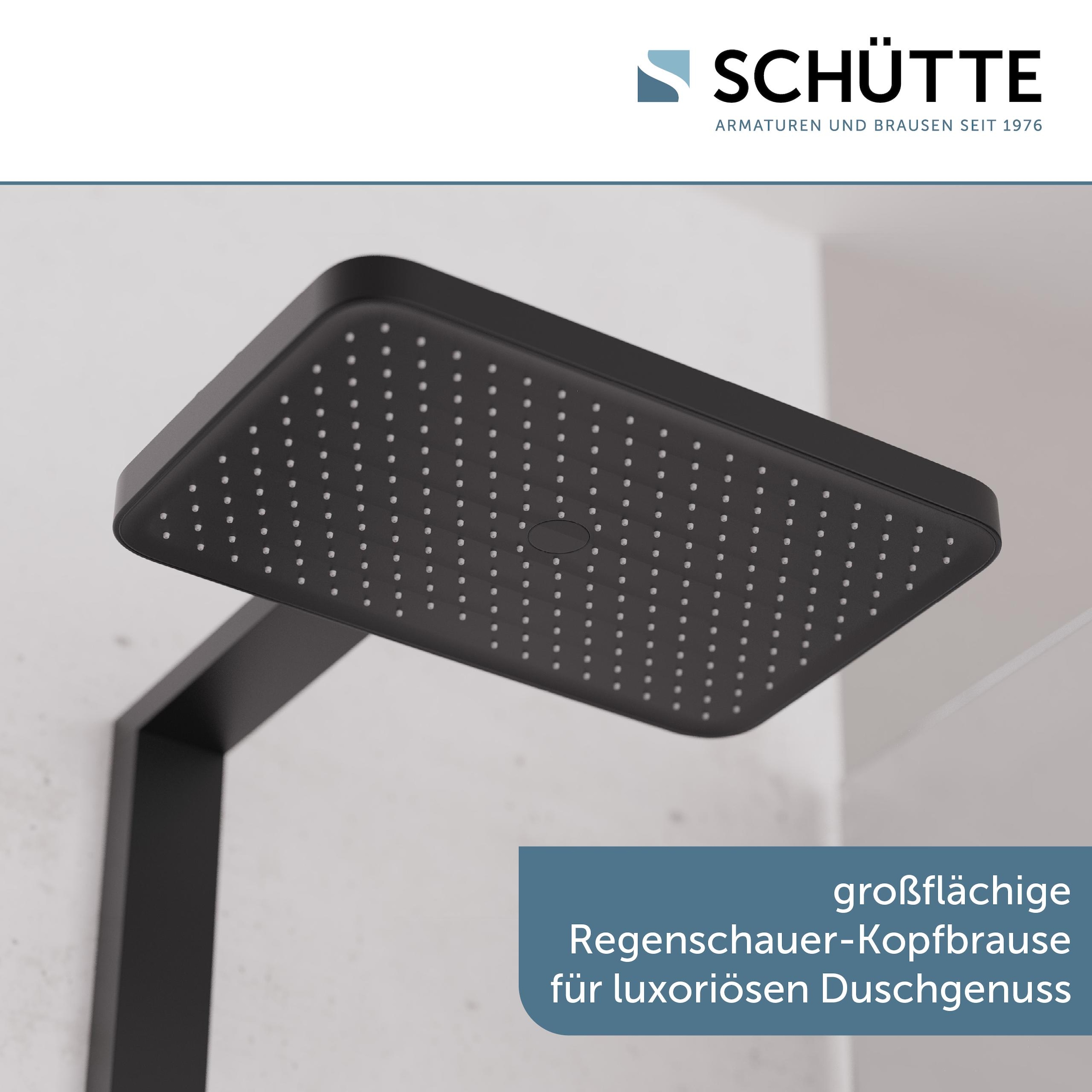 Schütte Brausegarnitur »LA PALMA«, (Komplett-Set), Regendusche, mit Antikalk-Beschichtung, wassersparend