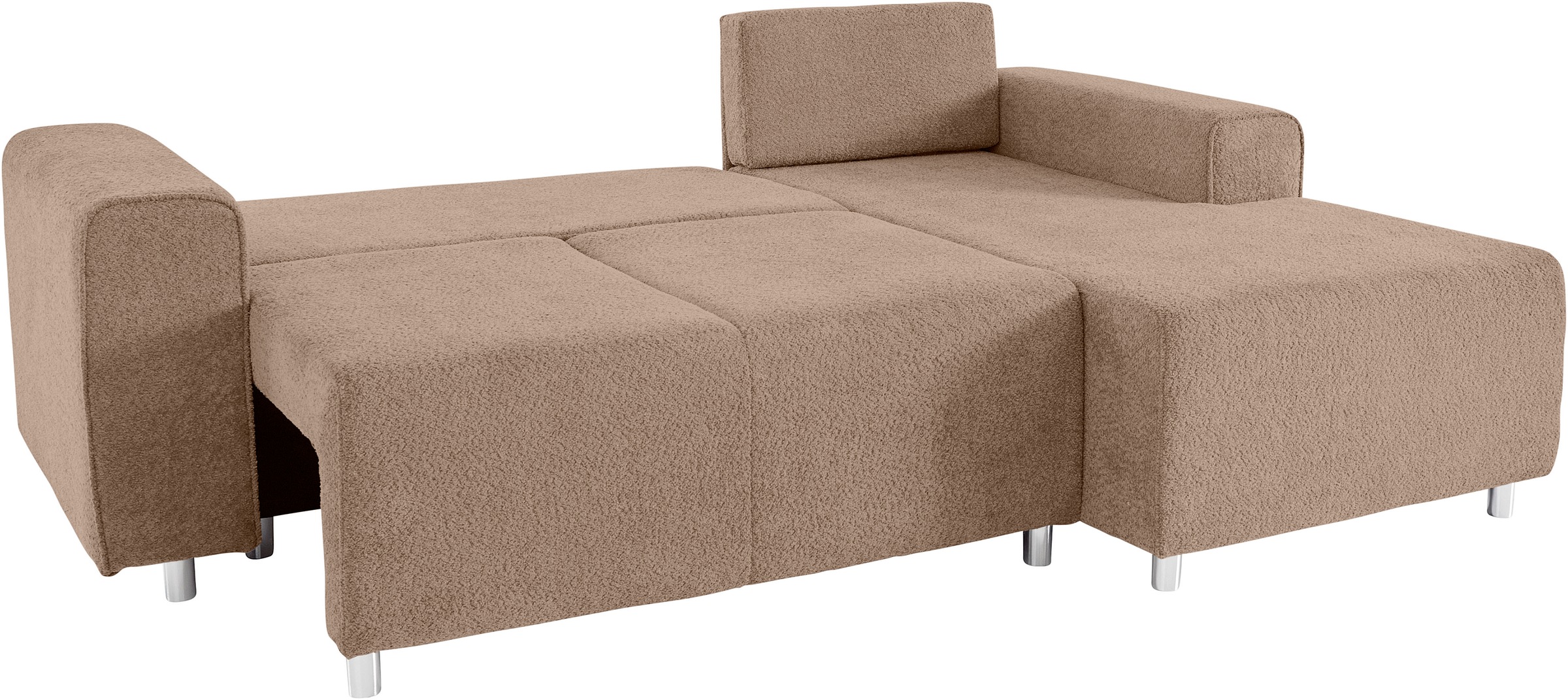 Guido Maria Kretschmer Home&Living Ecksofa »Györ«, L-Form, wahlweise mit Bettfunktion und Bettkasten incl. 2 Zierkissen