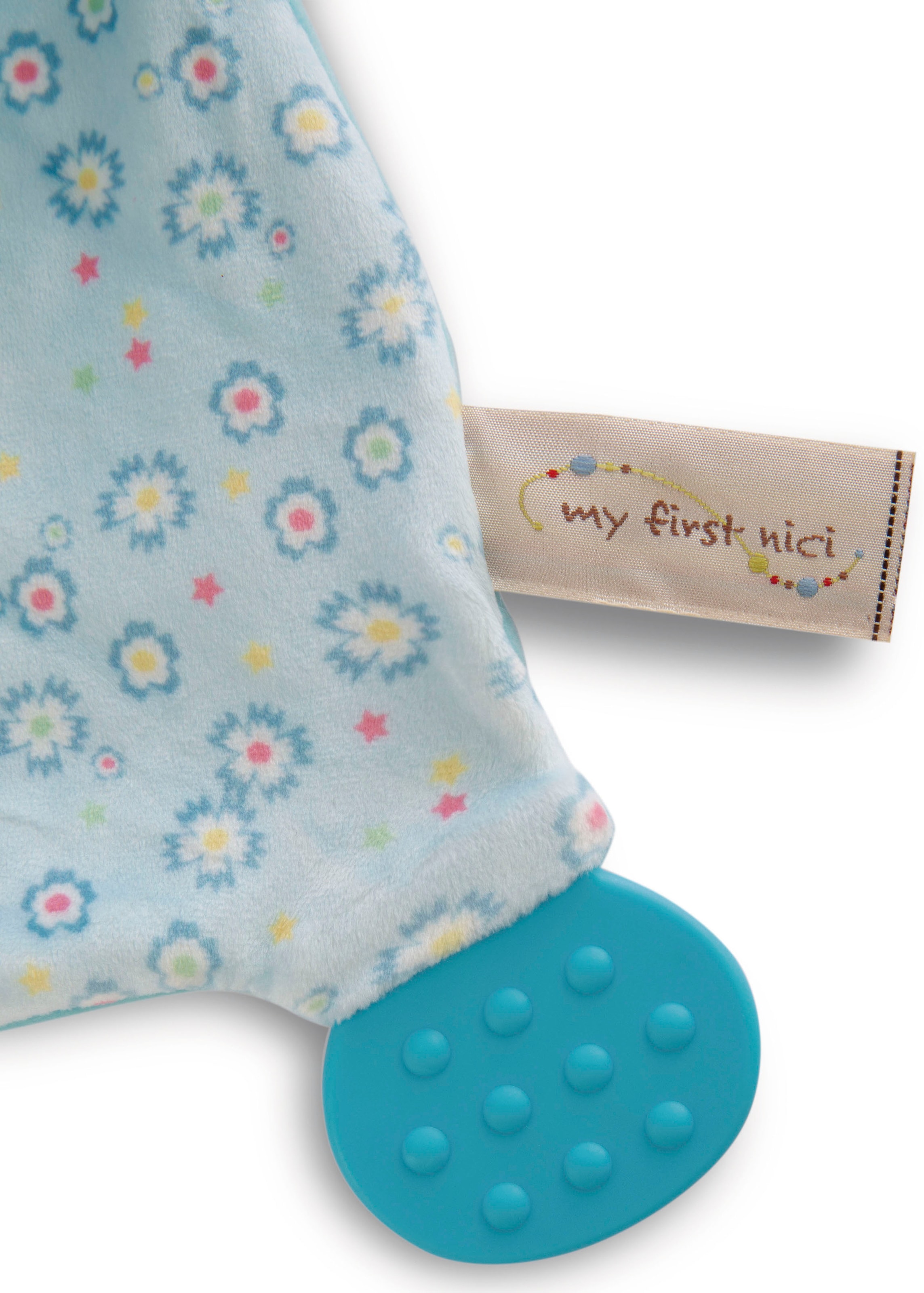 Nici Schmusetuch »My first NICI, Schmusetuch Bär«, mit aufgedruckter Botschaft; mit Soft-Beißer