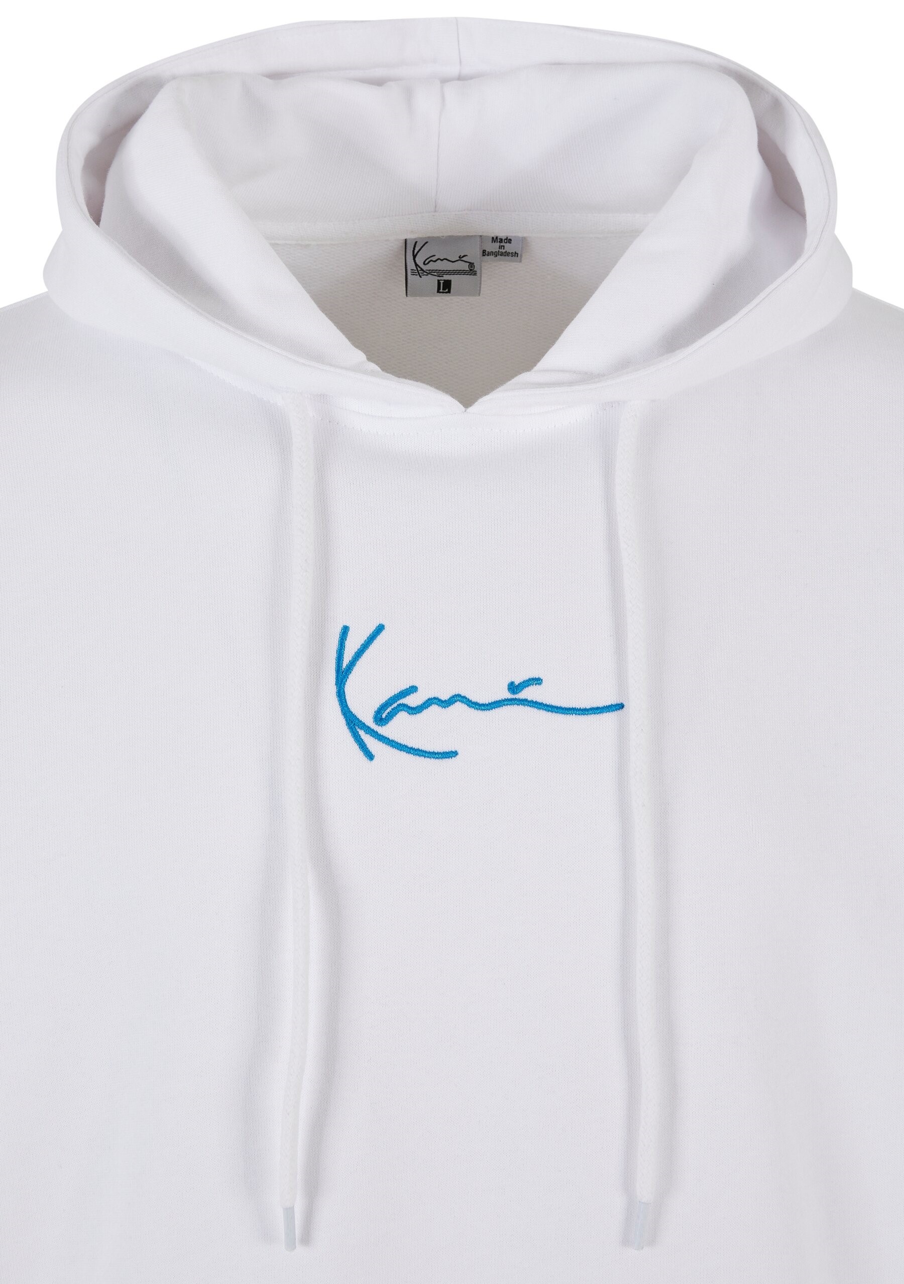 Kapuzensweatshirt KARL KANI "Karl Kani Herren Karl Kani Small Signature Blue Logo Hoodie", Herren, Gr. XL, weiß, 100% Baumwolle, Sweatshirts 2