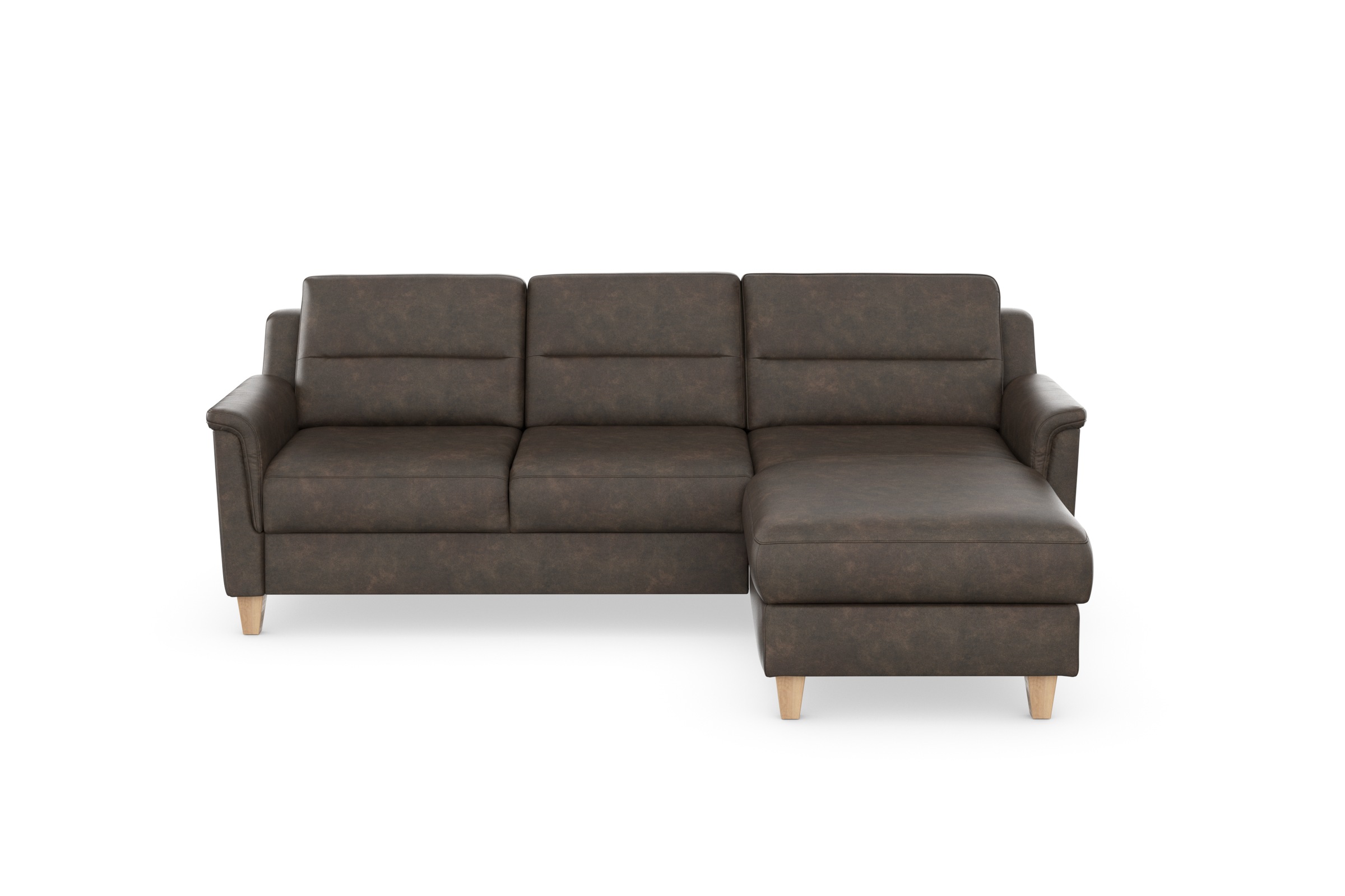 sit&more Ecksofa "Farö L-Form", inklusive Federkern, wahlweise mit Bettfunk günstig online kaufen