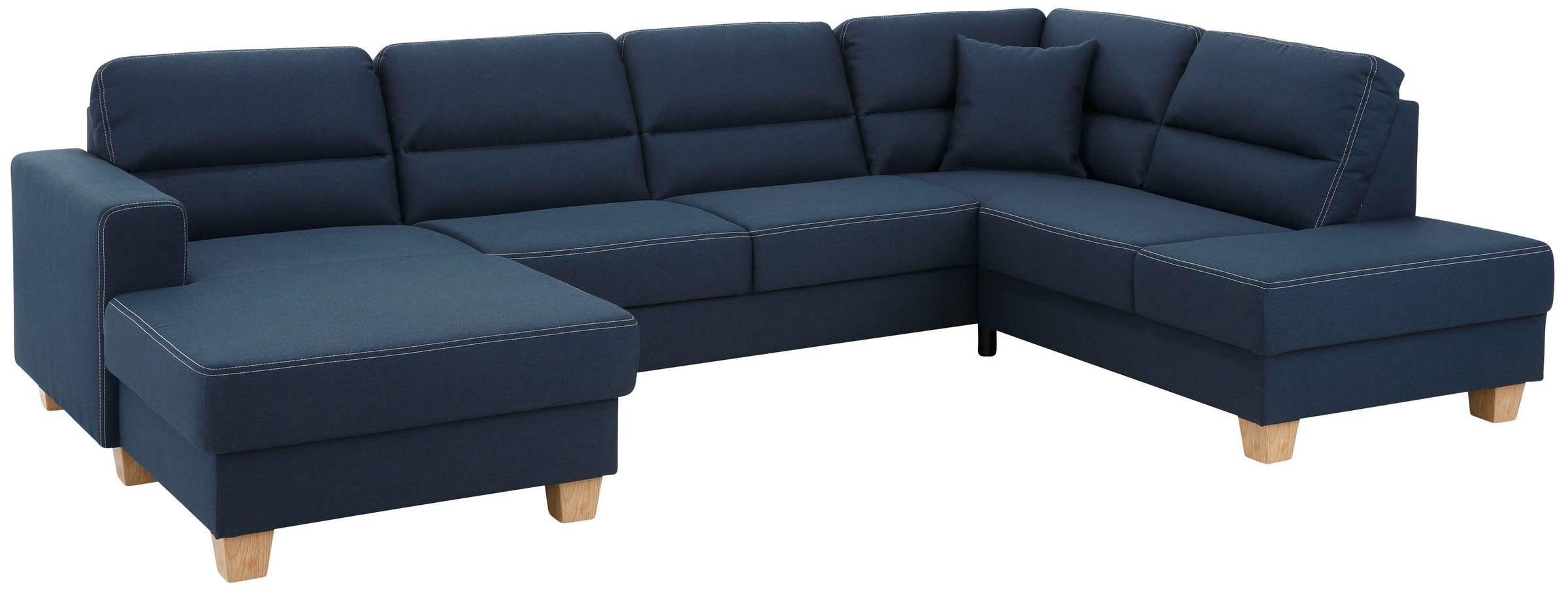 Home affaire Wohnlandschaft "Navan, komfortabel mit viel Platz, U-Form", wa günstig online kaufen