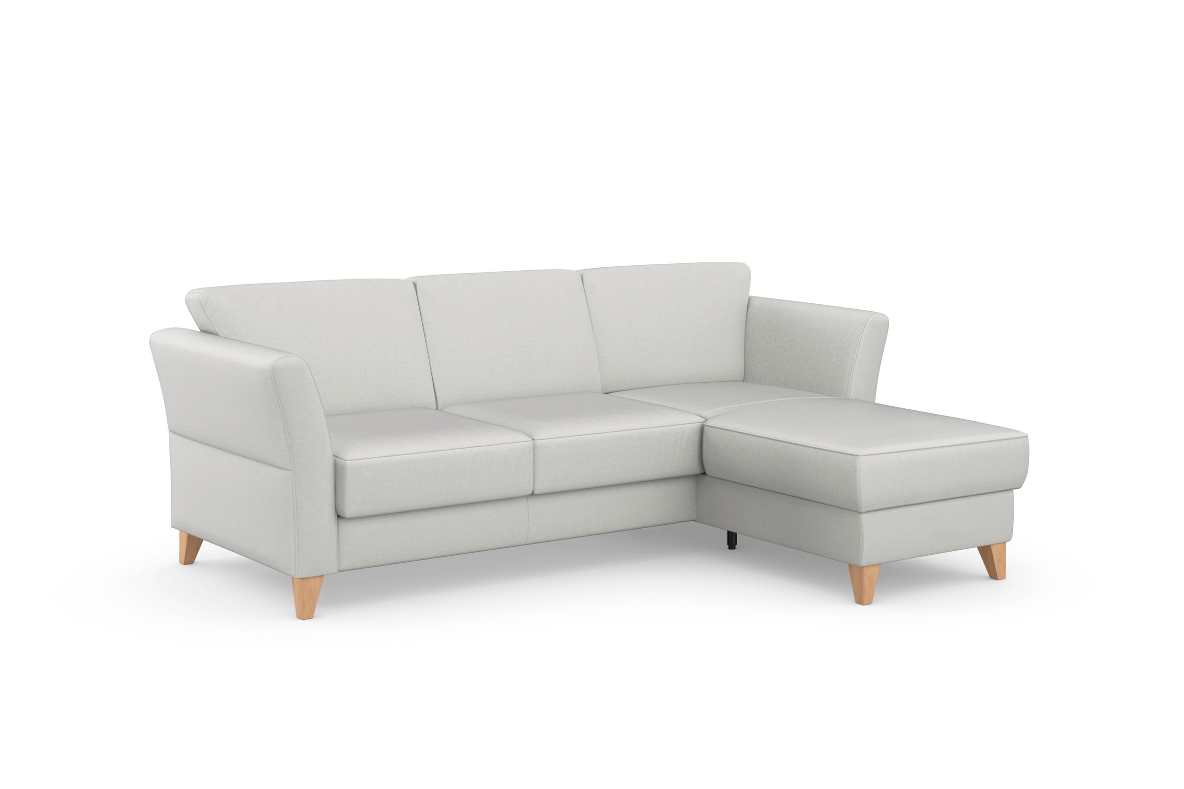 Sit & More Visby L-Shape Corner Sofa Light Grey 5