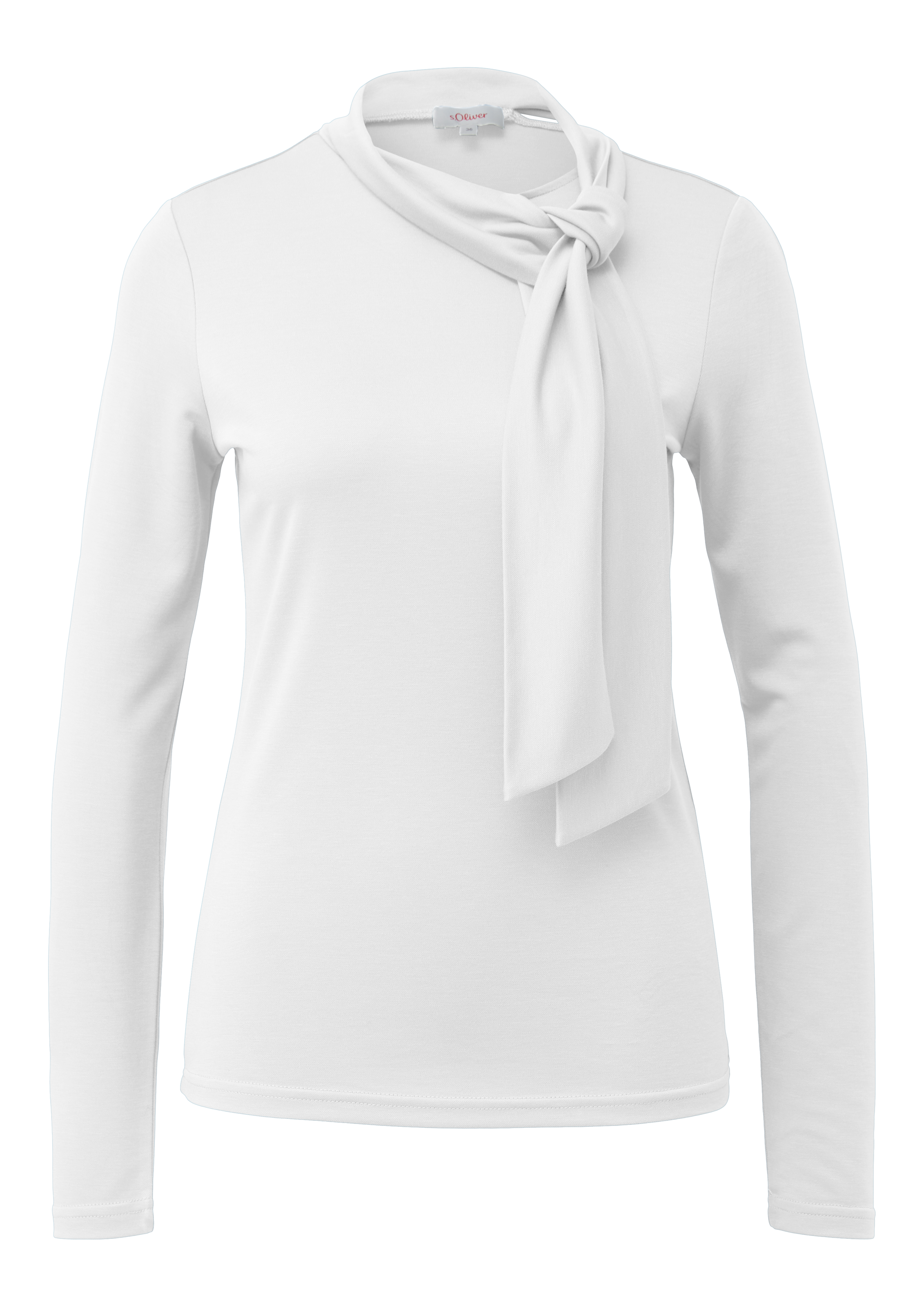 s.Oliver Langarmshirt mit dekorativer Schleife