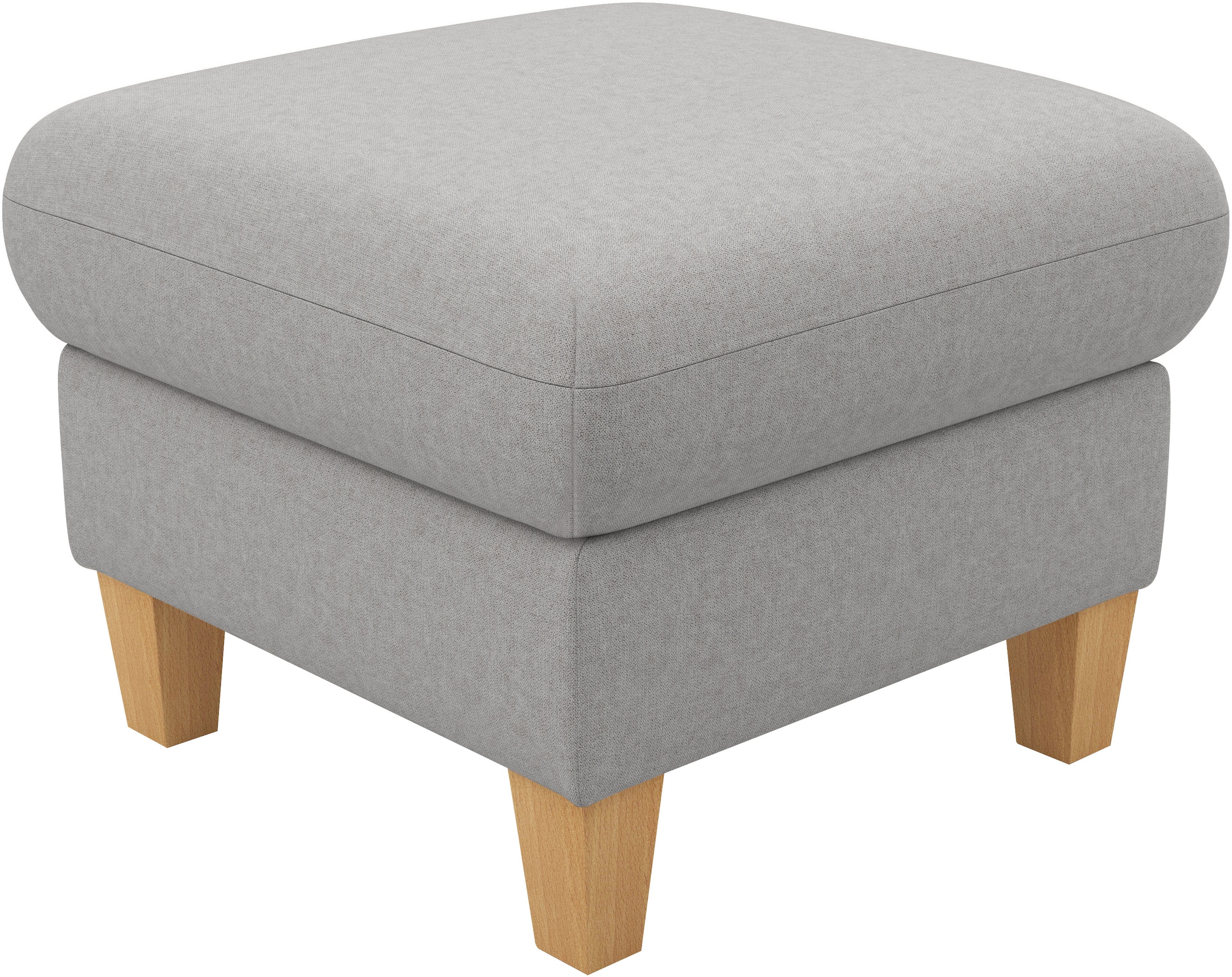 Home affaire Polsterhocker »Rochelle«, (1 St.), Massive 12 cm Holzbeine