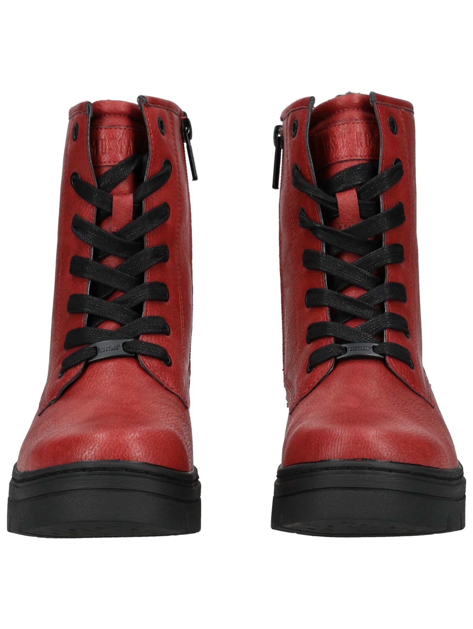 Mustang Shoes Schnürstiefelette »Mustang Shoes Stiefelette Lederimitat«