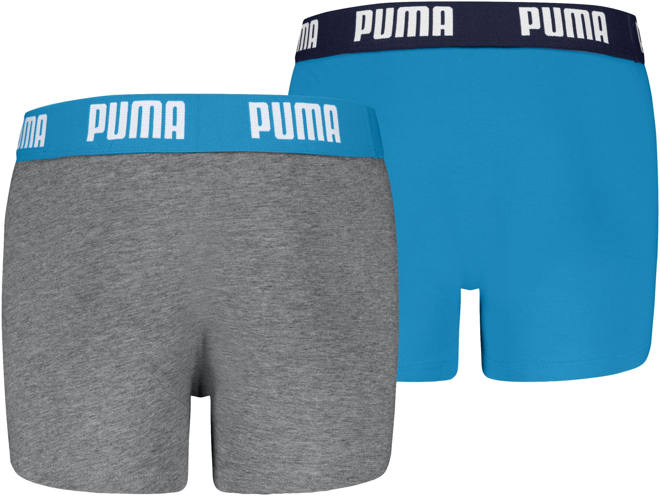 PUMA Boxer, (Packung, 2er-Pack), mit Logobund