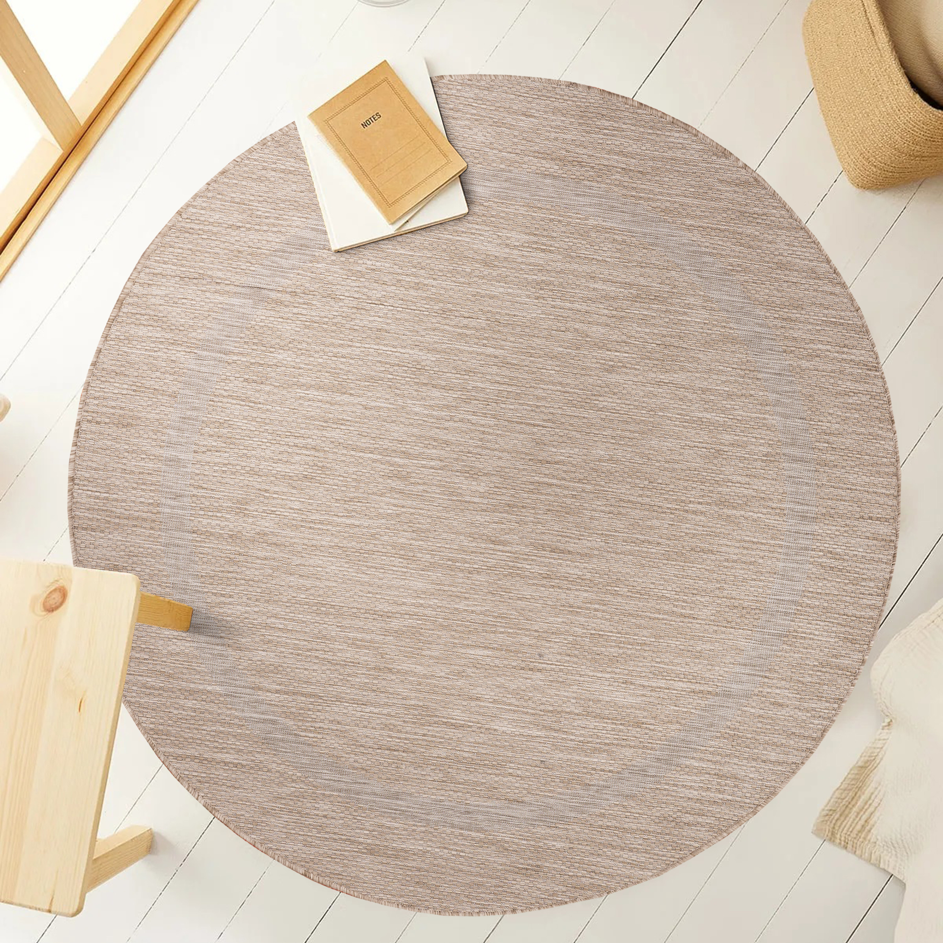 Ayyildiz Teppiche Outdoorteppich "RELAX 4311, auch als Läufer und in Rund" rund 5 mm Höhe Läufer, Pflegeleicht, Robust, In- und Outdoor, große Farbauswahl