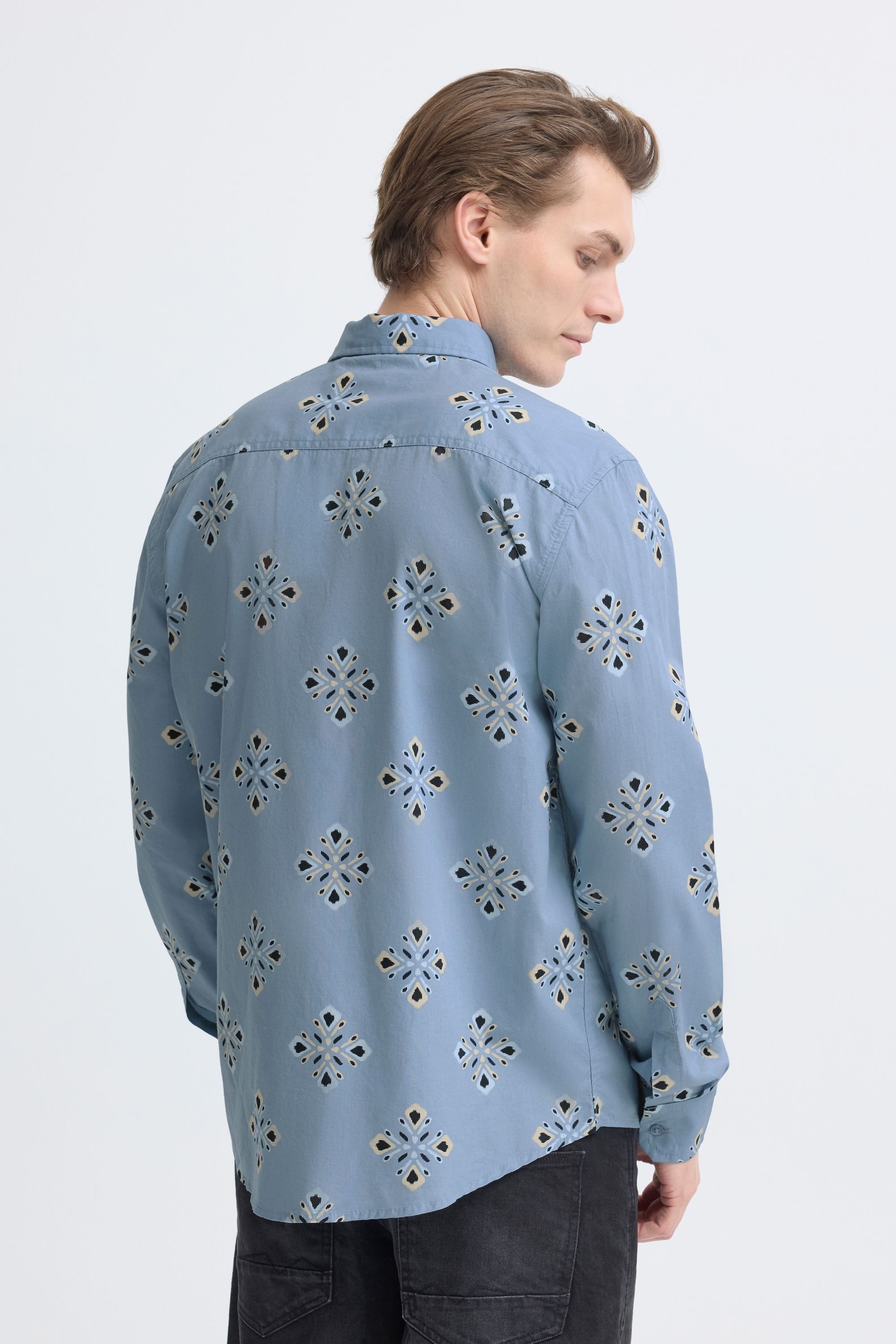 Blend Langarmhemd »BHDitlef« Florales Print Hemd