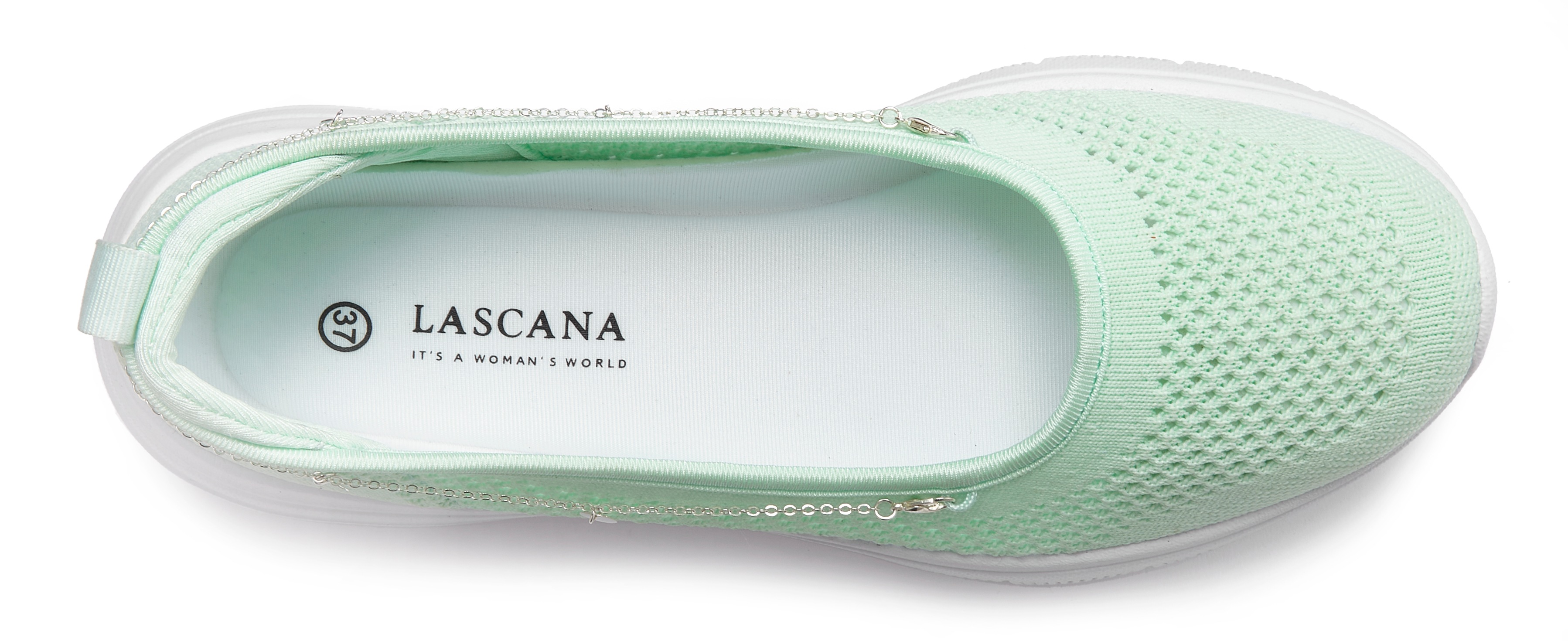 Thumbnail - LASCANA Sneaker, Slipper, Ballerina, Halbschuhe zum Reinschlüpfen VEGAN