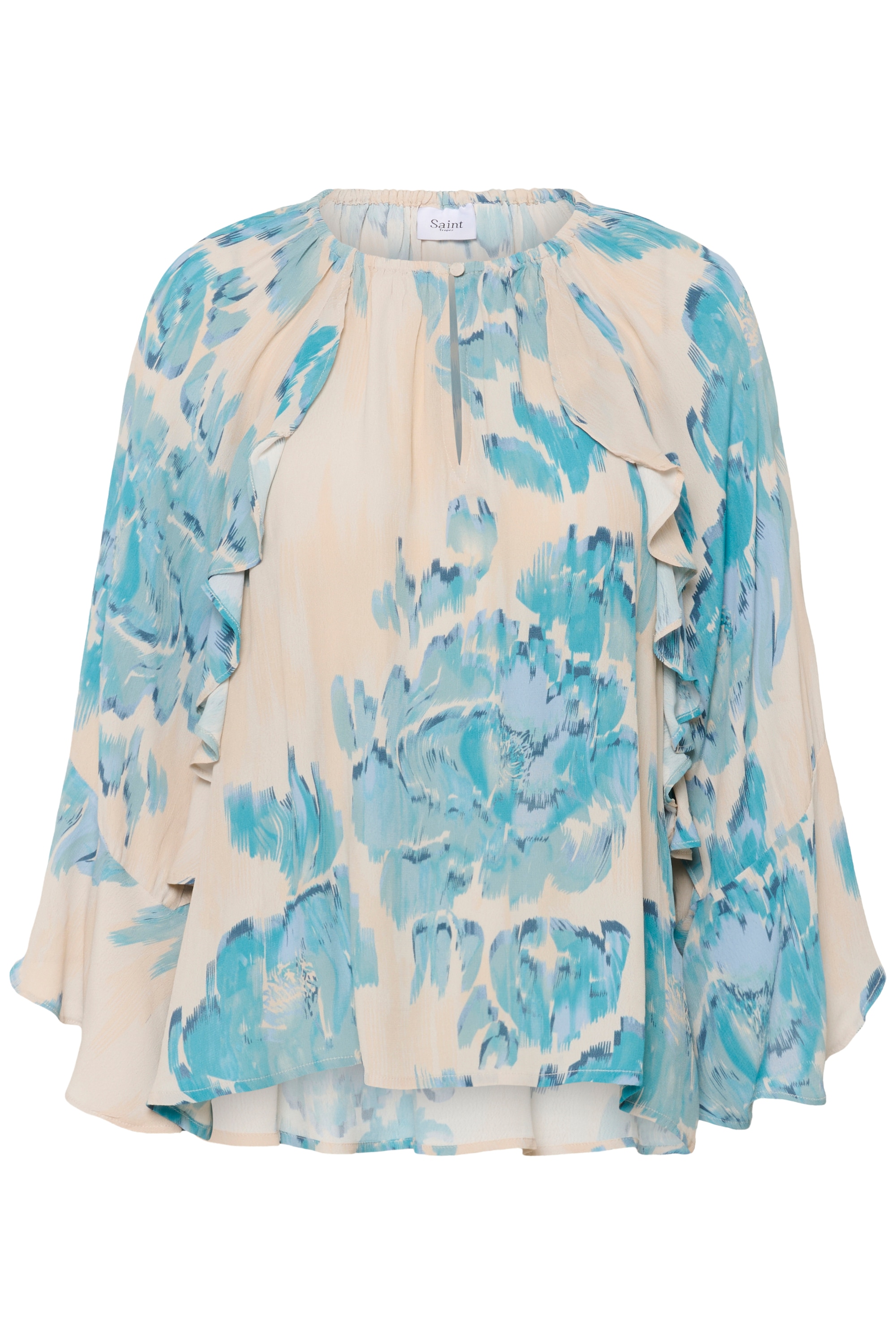 Saint Tropez Kurzarmbluse "Damen Kurzarm-Bluse PollyanaSZ"