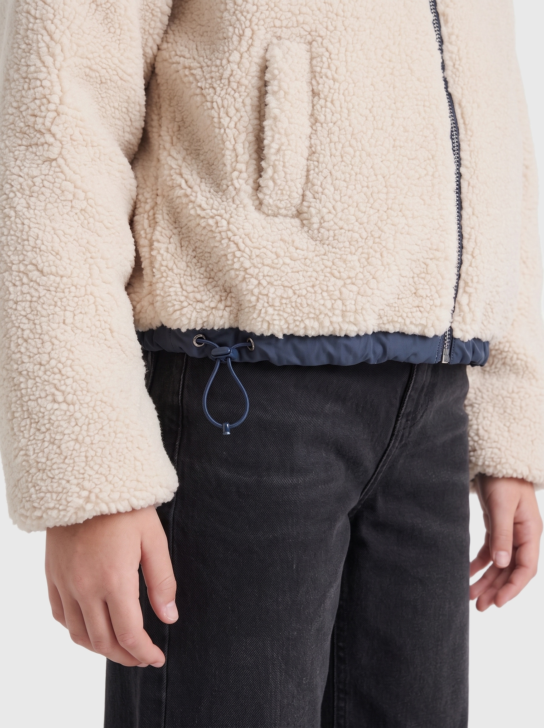 KIDS ONLY Wendejacke »KOGMARIA REVERSIBLE PUFFER JACKET OTW« mit Kapuze als Plüschjacke oder Steppjacke tragbar