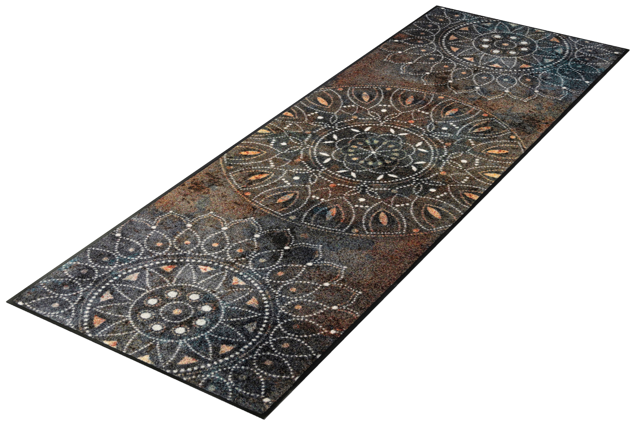 wash+dry by Kleen-Tex Läufer »Madhana« rechteckig 7 mm Höhe Schmutzfangläufer, Mandala Motiv, rutschhemmend, waschbar
