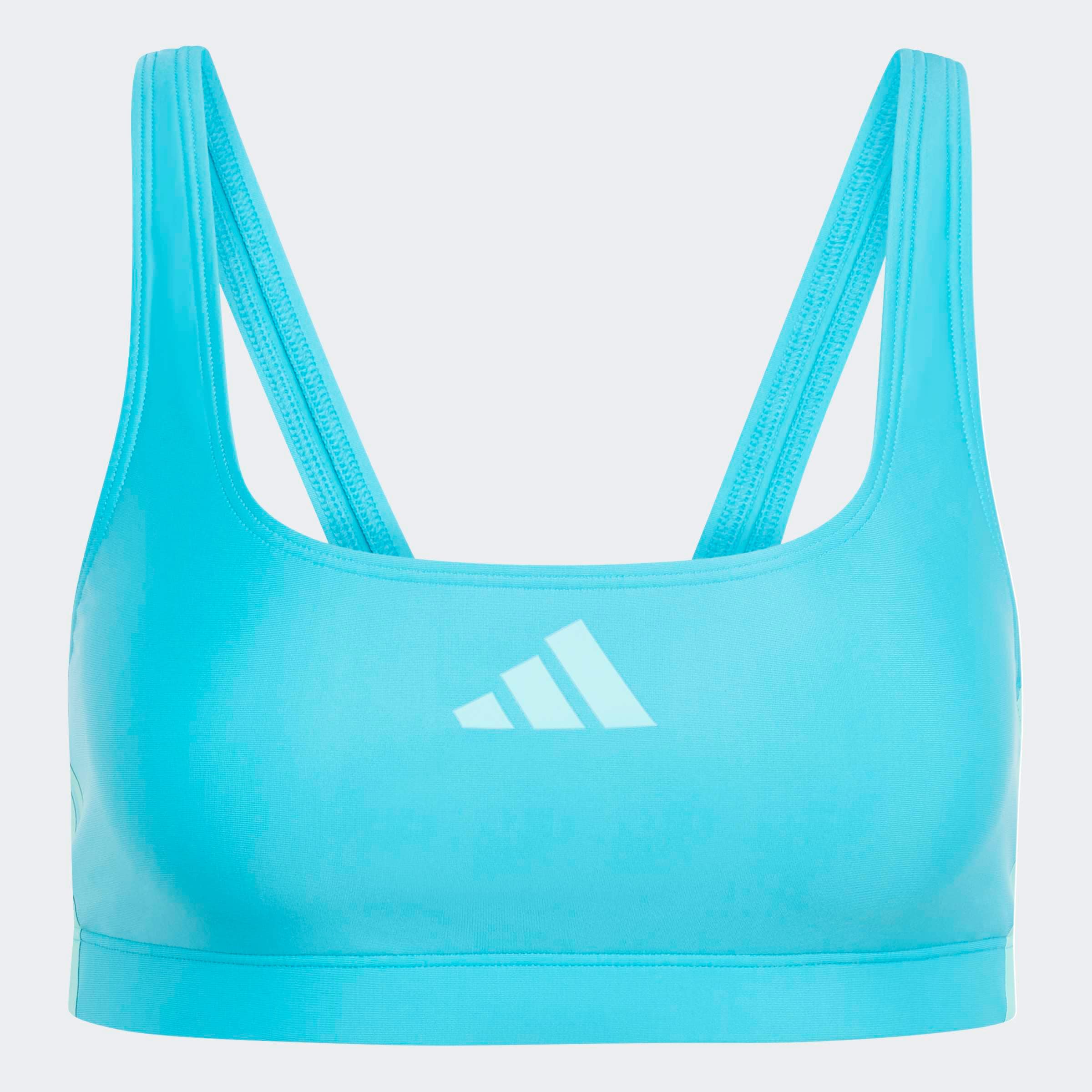 adidas Performance Bustier-Bikini »3-STREIFEN BIKINI V-FÖRMIGER RÜCKENAUSSCHNITT«