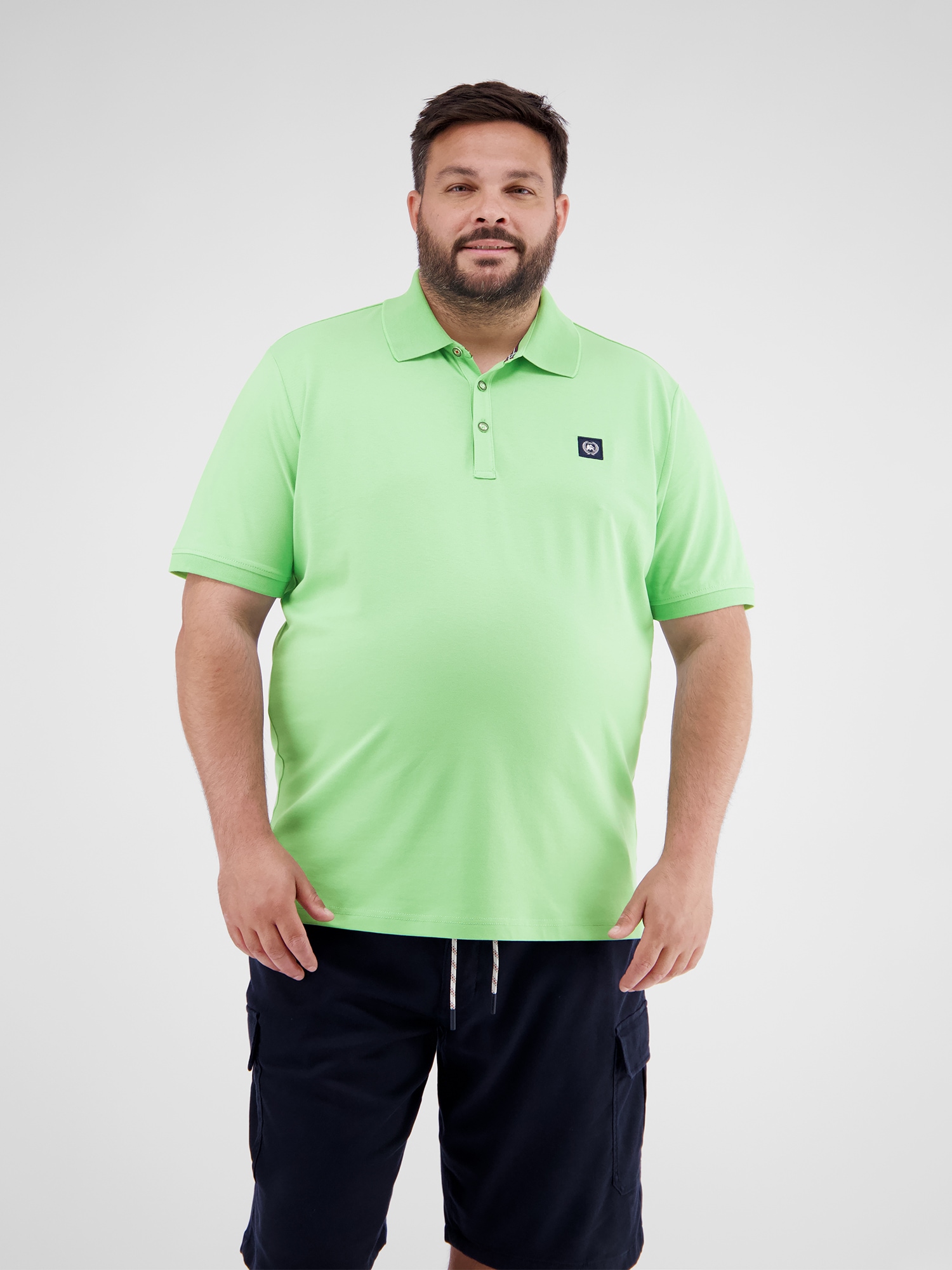 LERROS Poloshirt "LERROS Poloshirt in Übergrößen, bequem und sportiv" günstig online kaufen