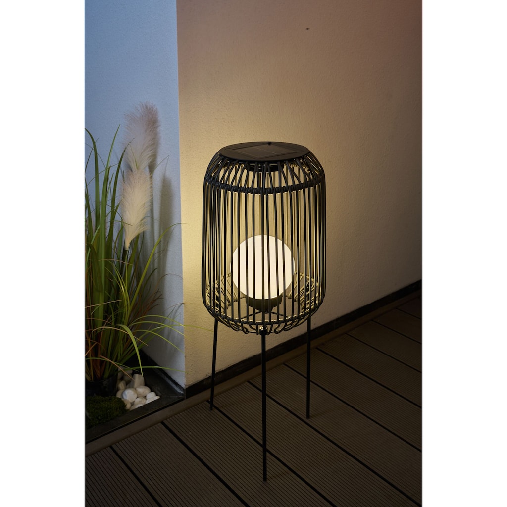 Pauleen LED Laterne »Sunshine Coziness«, 1 flammig-flammig, Solarbetrieben, IP44