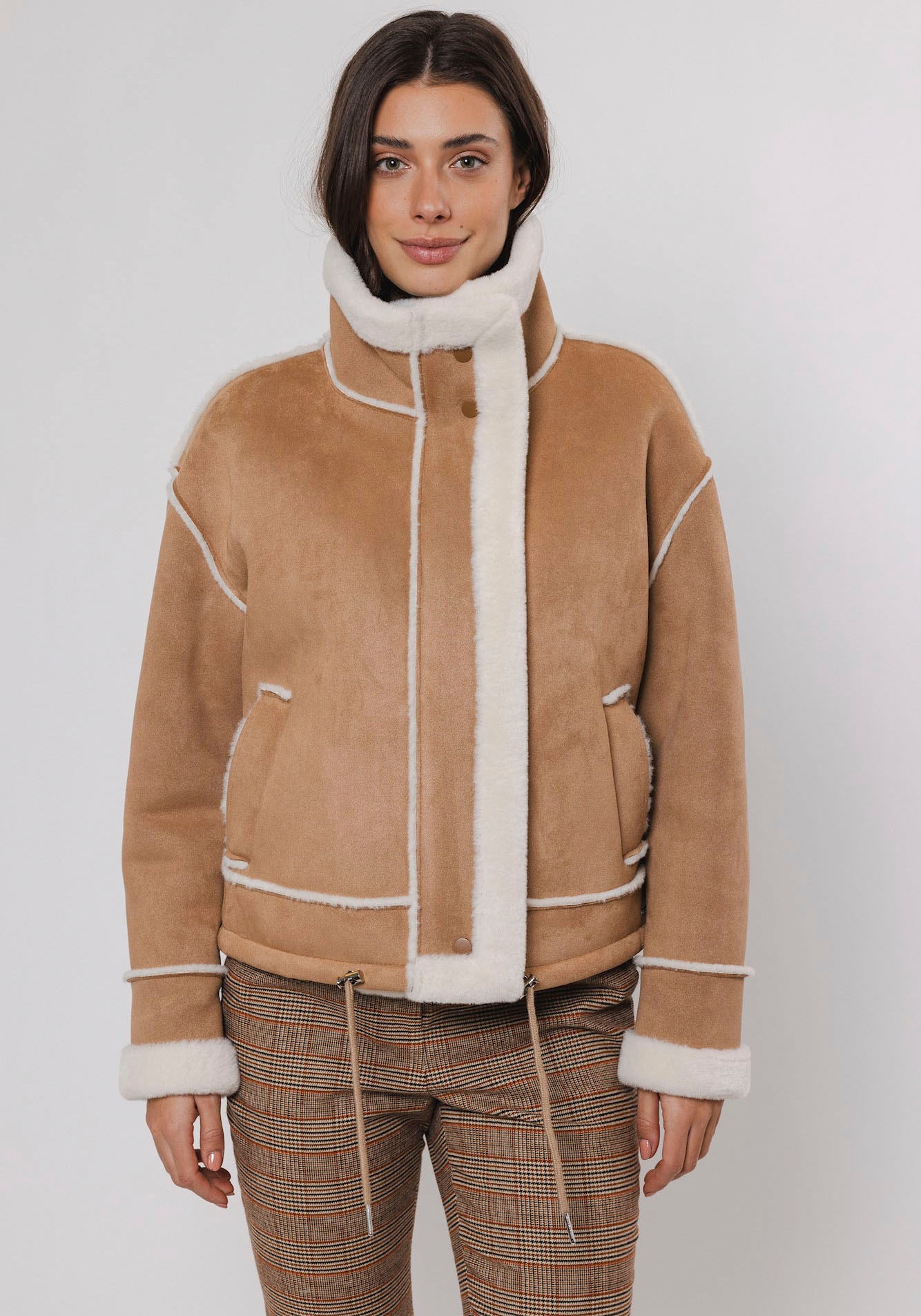 Rino & Pelle Kurzjacke "BECK" mit verdecktem Reißverschluss günstig online kaufen