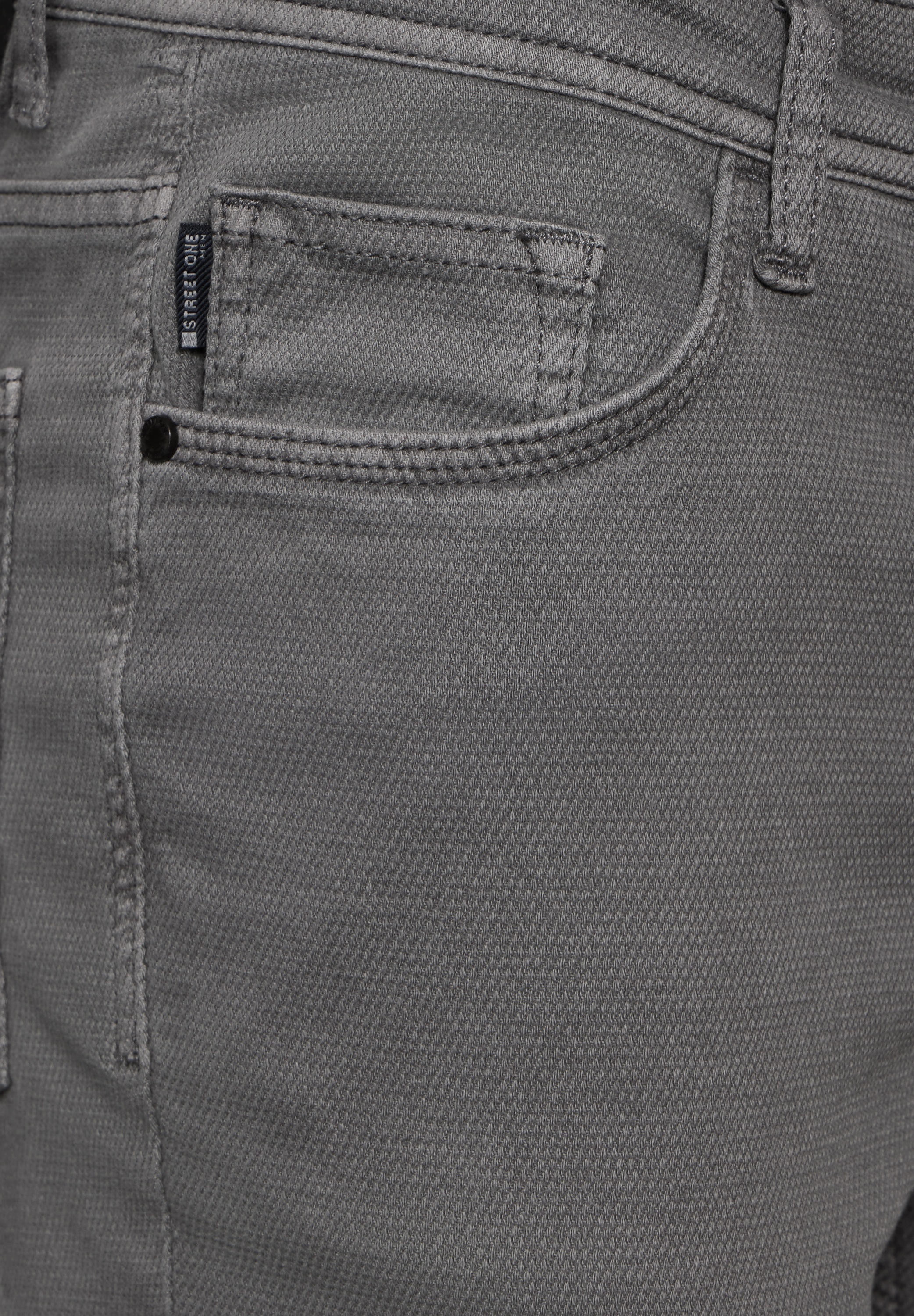 STREET ONE MEN 5-Pocket-Hose, aus Baumwolle mit Stretchanteil