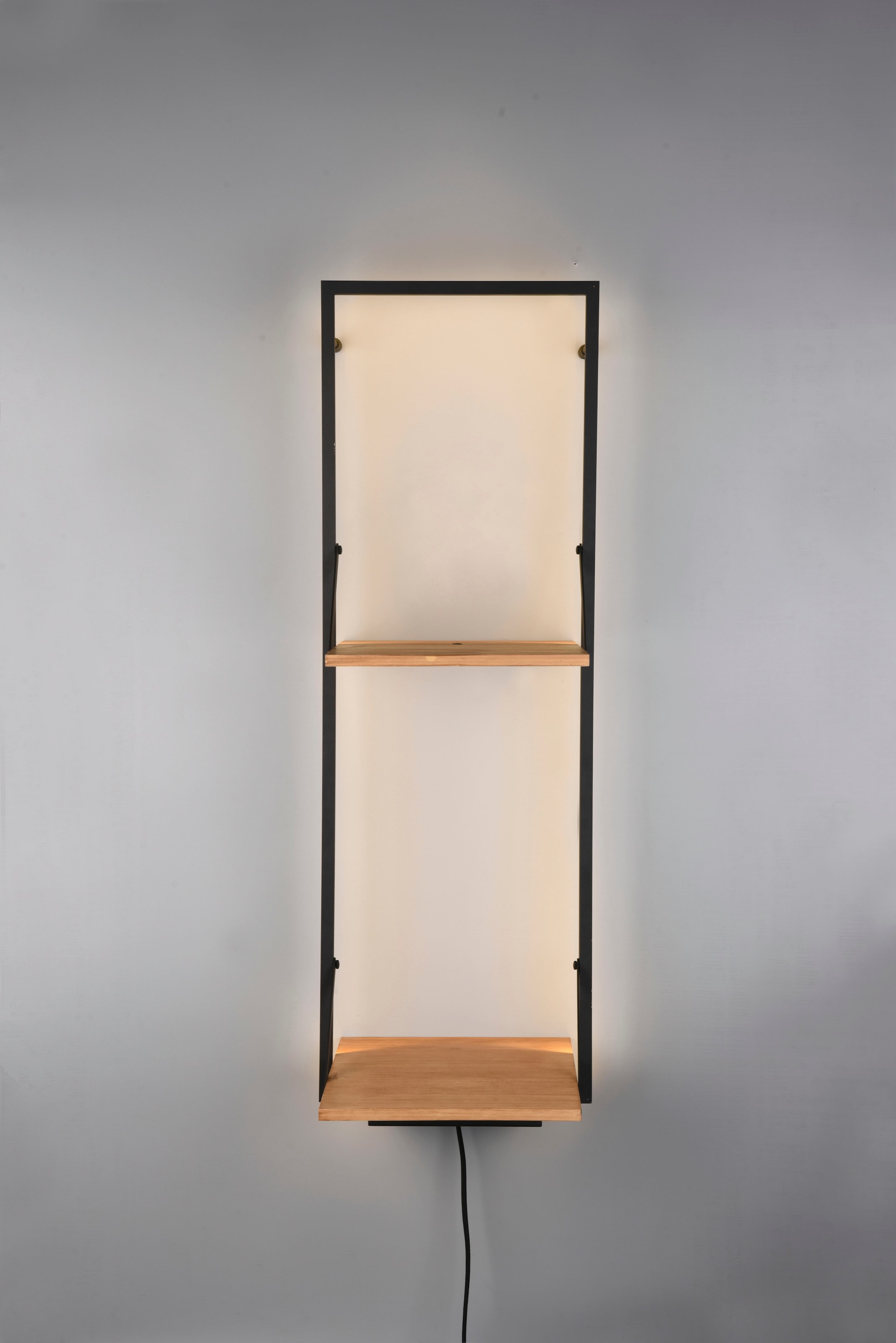 MIRRORS AND MORE Wandregal "Leonie", (1 St.), mit integriertem LED Backligh günstig online kaufen