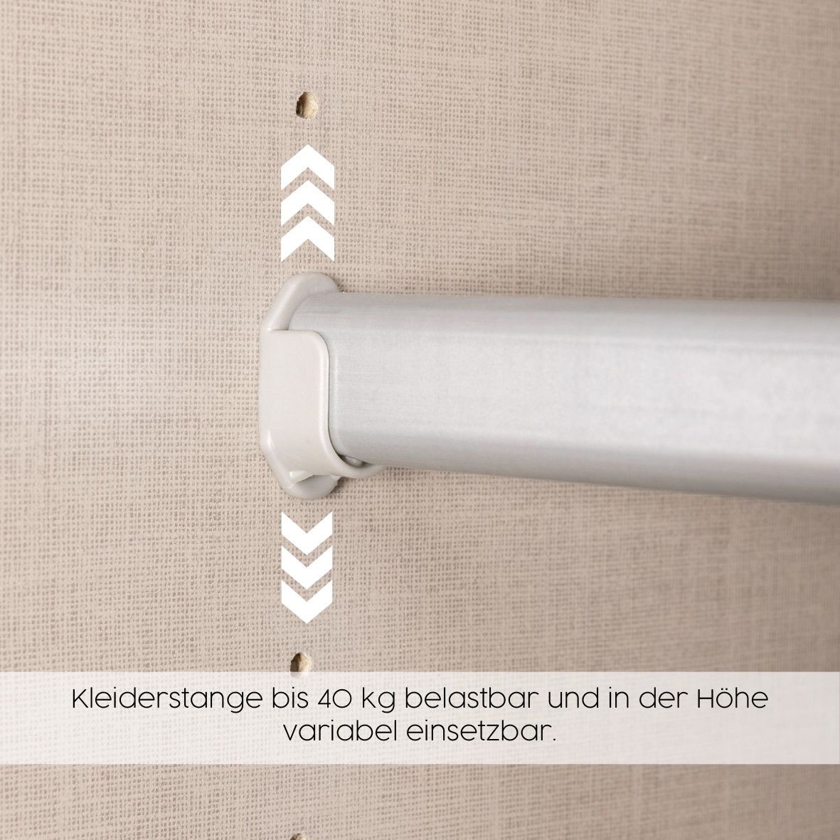 rauch Drehtürenschrank »Kleiderschrank Schrank Garderobe Breiten 181/226/271 cm LAMELLA« 3 verschiedene Ausstattungen BASIC/CLASSIC/PREMIUM (inkl. SOFT-CLOSE),  elegante Lamellen-Auflage in 3D Akustikpaneel Optik MADE IN GERMANY