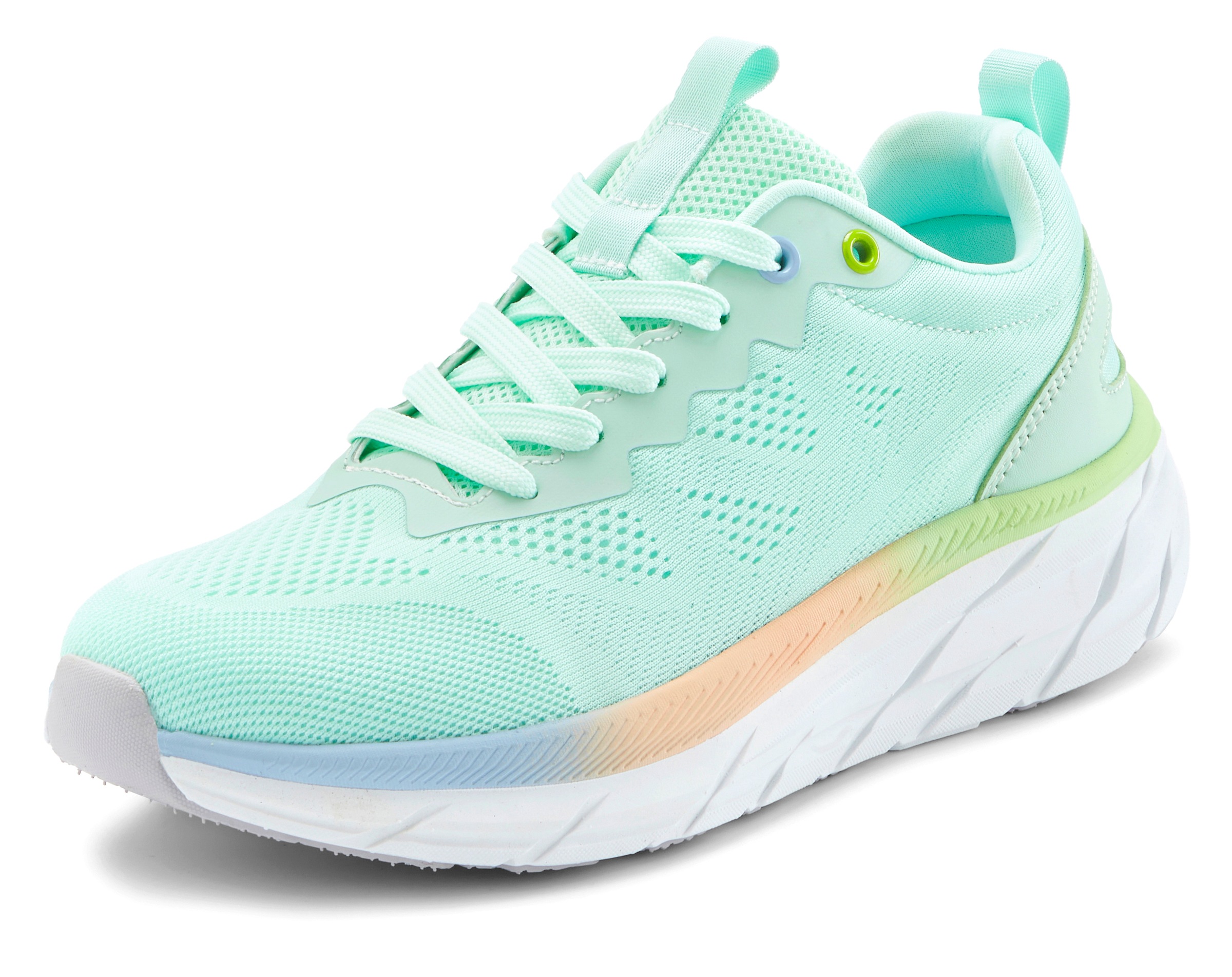 LASCANA Sneaker "Textilschuh, Halbschuh, Turnschuhe," mit modischen Farbdet günstig online kaufen