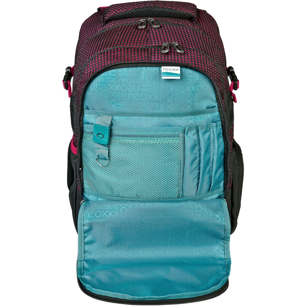 neoxx Schulrucksack »Active, Crazy in Mesh«, reflektierende Details