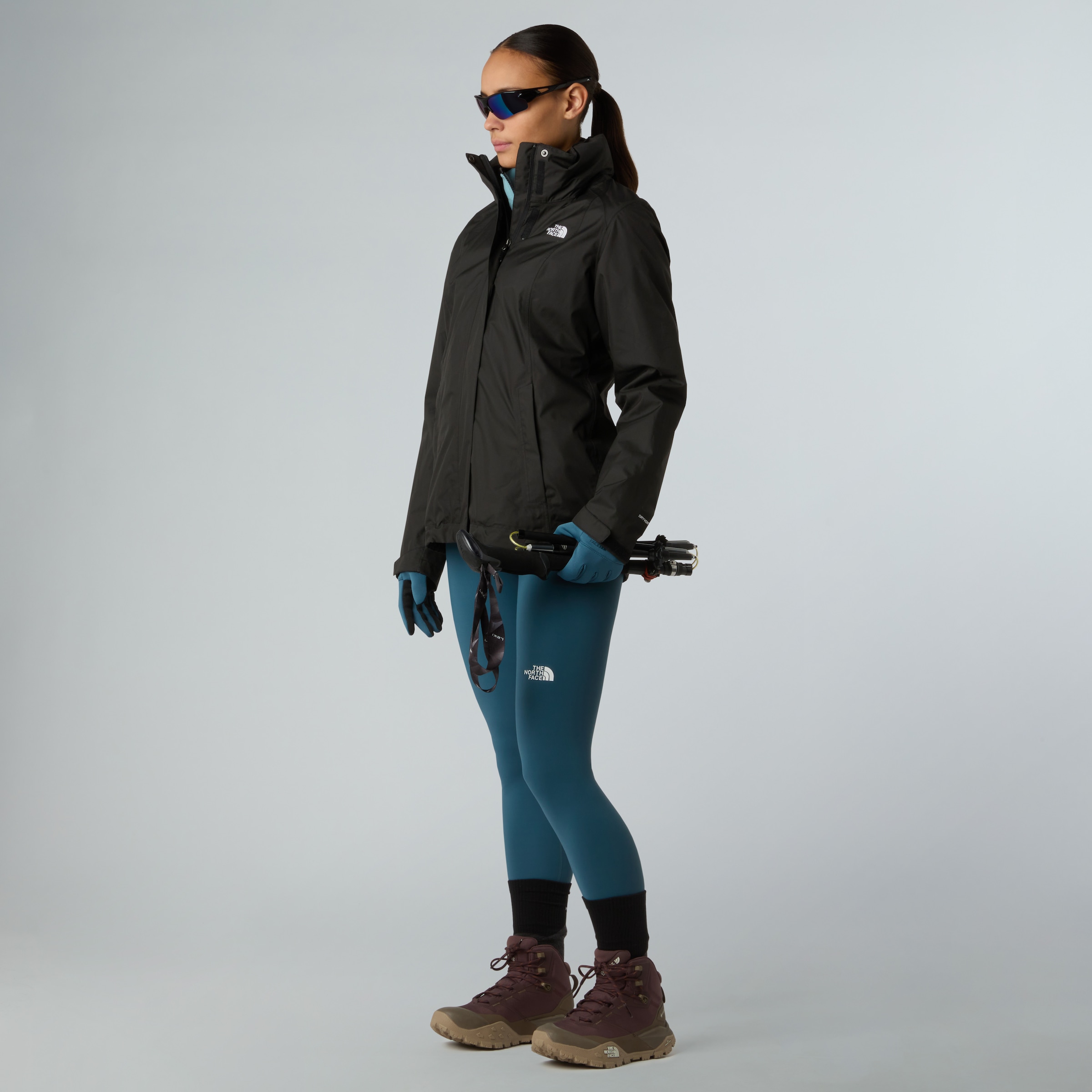 The North Face 3-in-1-Funktionsjacke »W EVOLVE II TRICLIMATE JACKET - EU«, (1 St.), 3-in-1, wasserdicht, atmungsaktiv – Übergangsjacke
