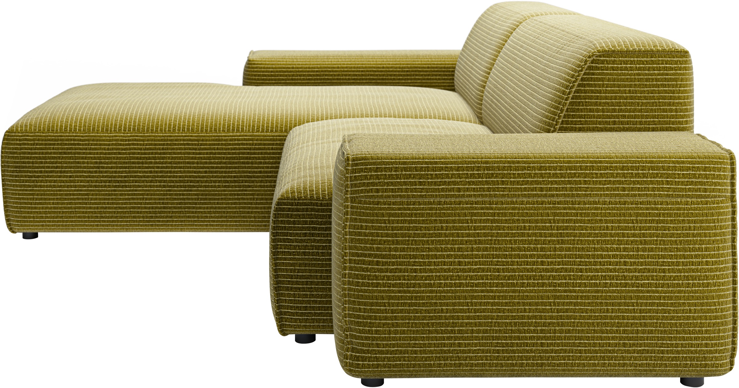 andas Ecksofa »Glimminge L-Form auch in Breitcord, Feincord + Easy care-Bezug,«, Breite 234, Zierkissen
