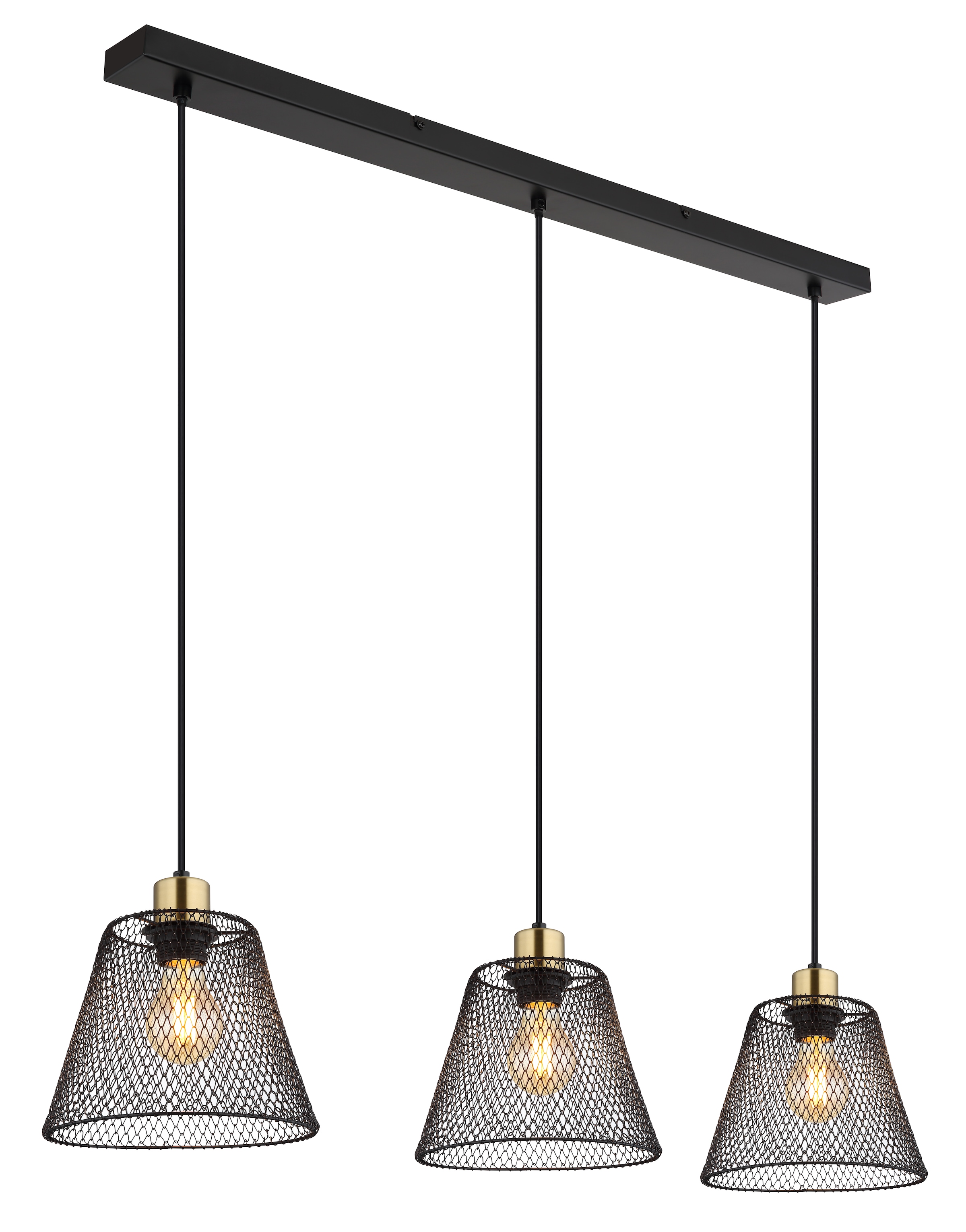GLOBO LIGHTING Hängeleuchte »BAKU«, Leuchtmittel E27 | ohne Leuchtmittel, Hängelampe/Pendelleuchte/Esszimmer/Wohnzimmer/Esstisch