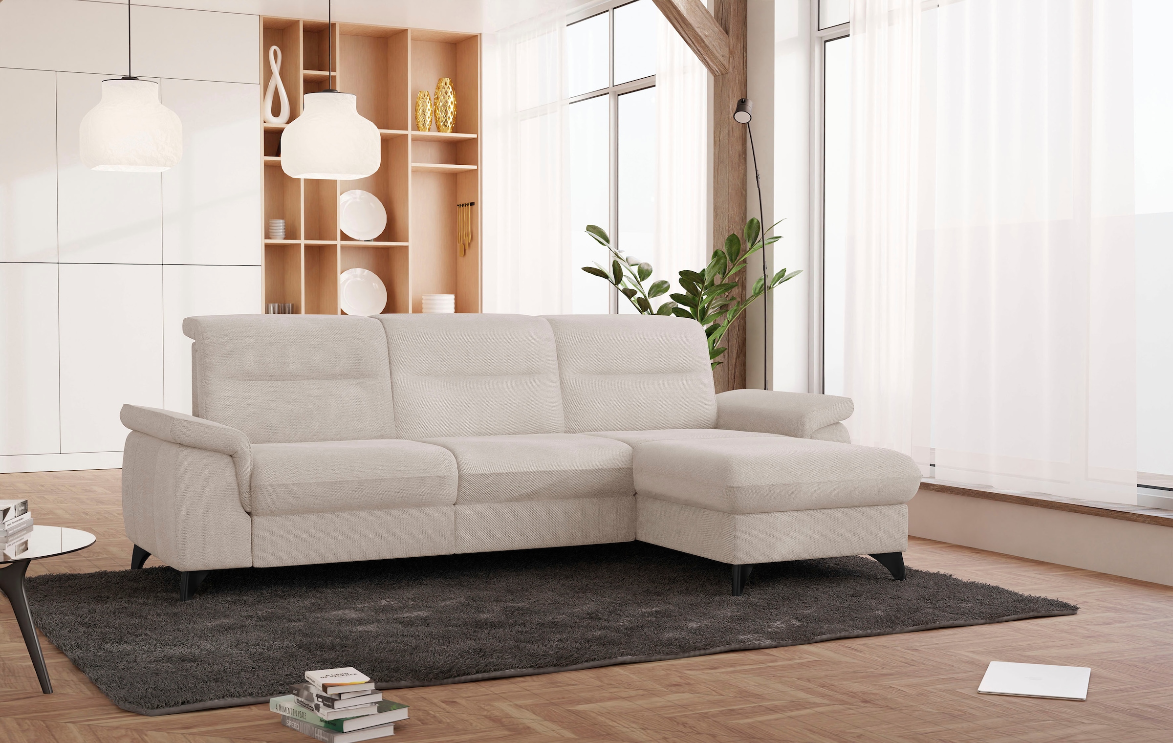 sit&more Ecksofa "Astoria L-Form", wahlweise mit motorischer Relaxfunktion günstig online kaufen