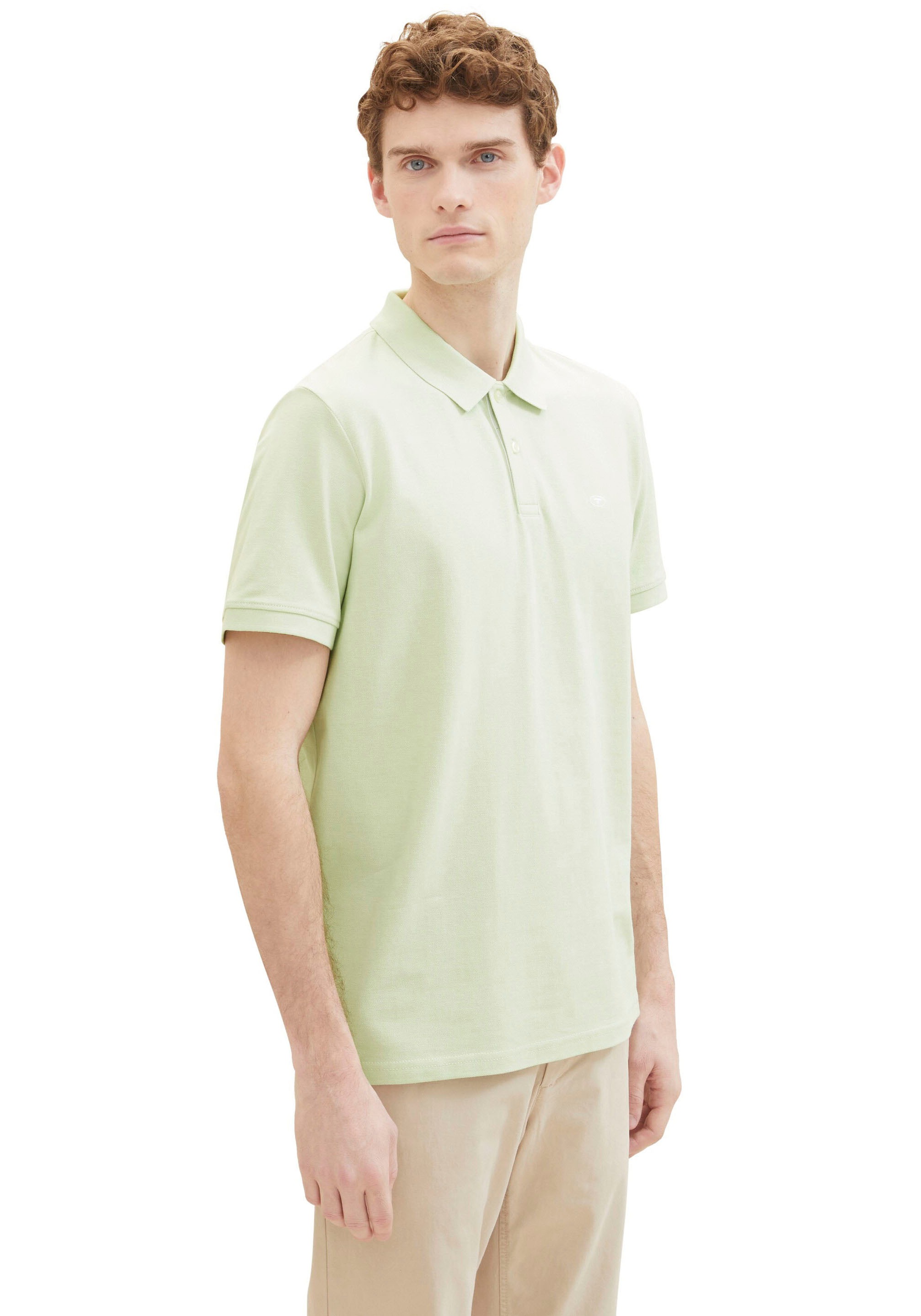 TOM TAILOR Poloshirt, mit Knopfleiste und Logo