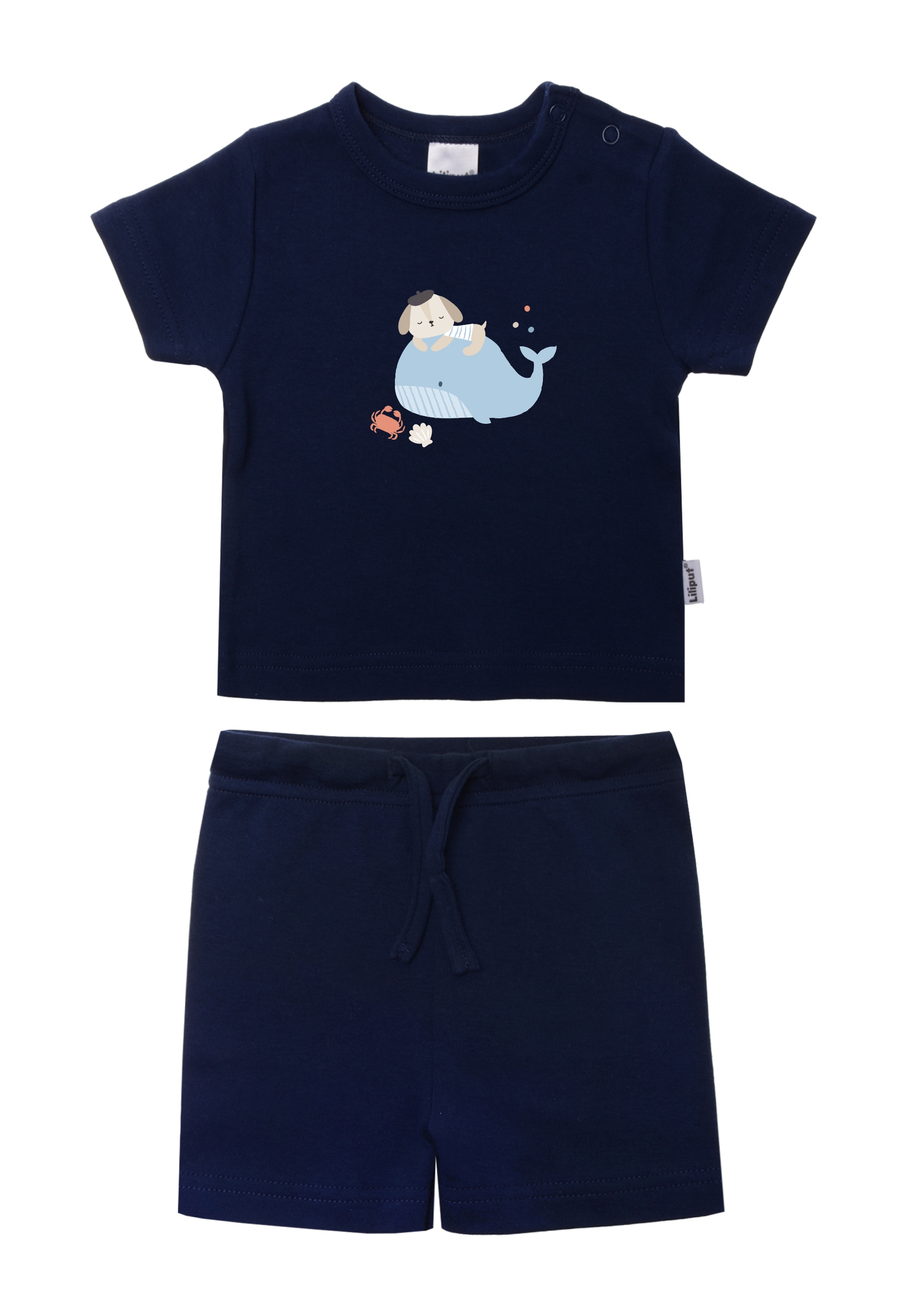 Liliput T-Shirt »Wal«, mit praktischen Bindebändern an der Shorts