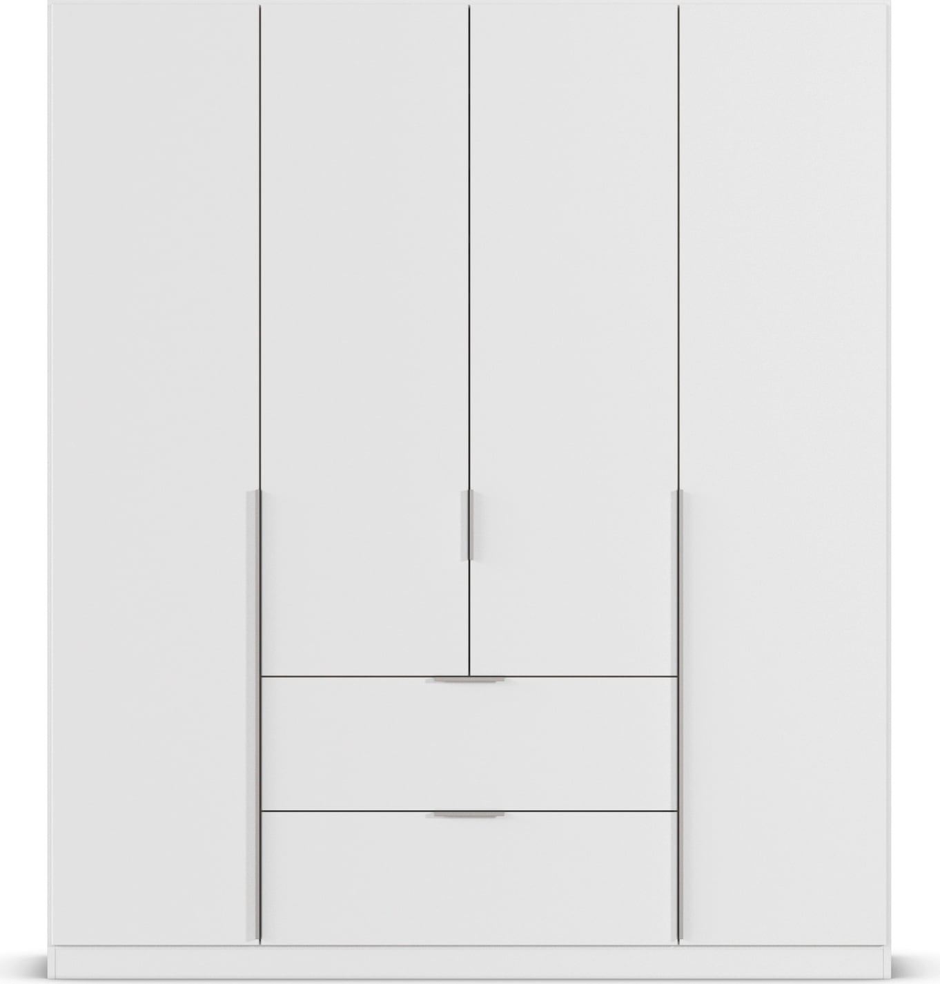 rauch Drehtürenschrank »Kleiderschrank Schrank Garderobe AGORDO mit Dekor- oder Hochglanzfront«, (in zwei Griff-Farben mit Dekor- oder Hochglanzfront), mit Außenschubkästen, in 6 Breiten und 2 Höhen MADE IN GERMANY
