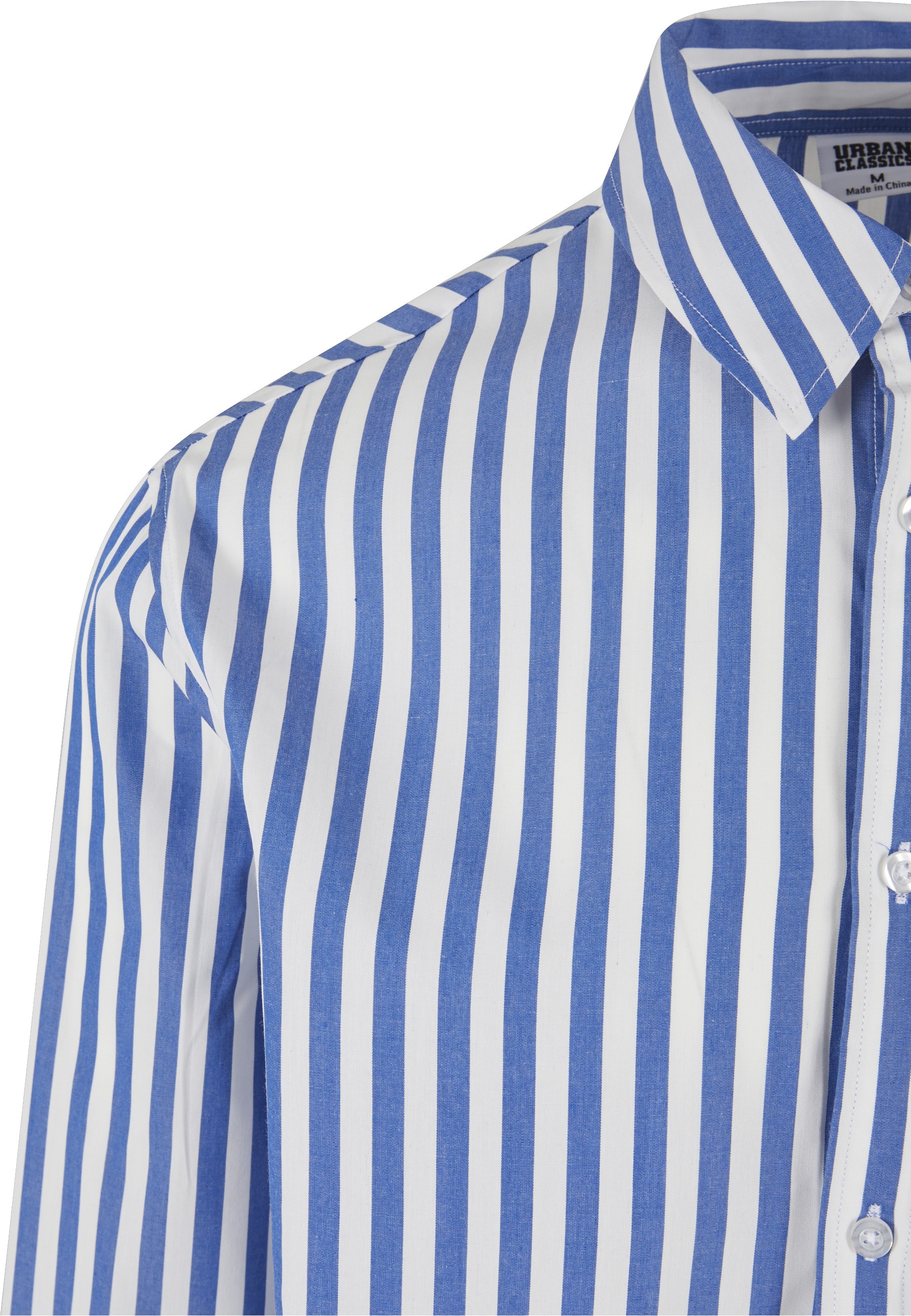 URBAN CLASSICS Kurzarmshirt »Urban Classics Herren Striped Summer Shirt« 1 Stk.