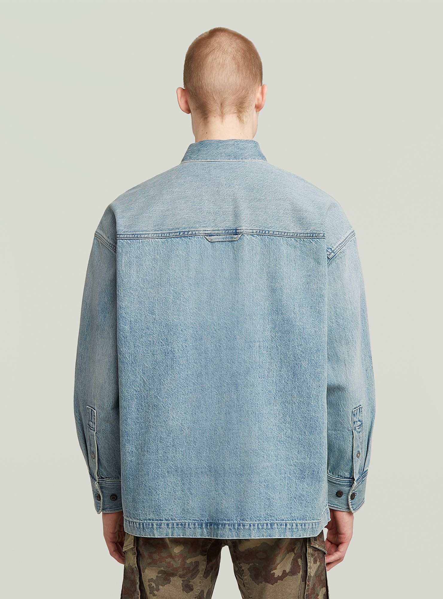 G-STAR Langarmshirt "Boxy Fit Overshirt" günstig online kaufen