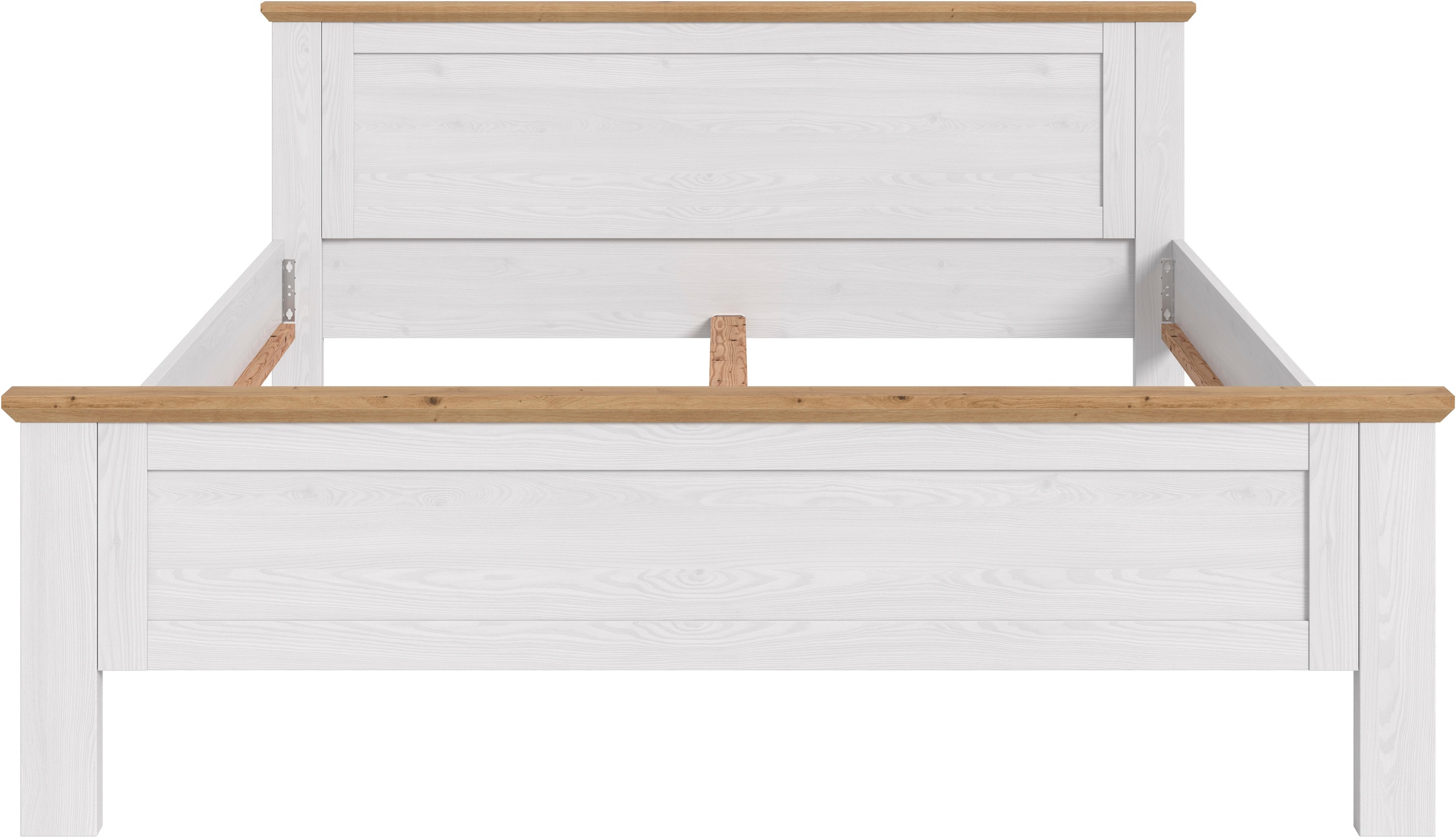 Home affaire Bettgestell »COSENZA, TOPSELLER!, Breite 189cm, im Landhausstil« für Matratzen 180x200 cm, ohne Lattenrost,  Bett, Kastenbett, Schlafzimmer, Schlafen